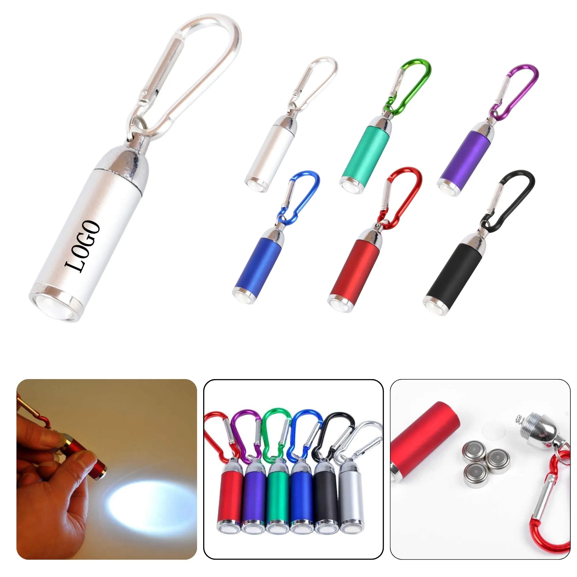 Portable Mini LED Flashlight Keychain