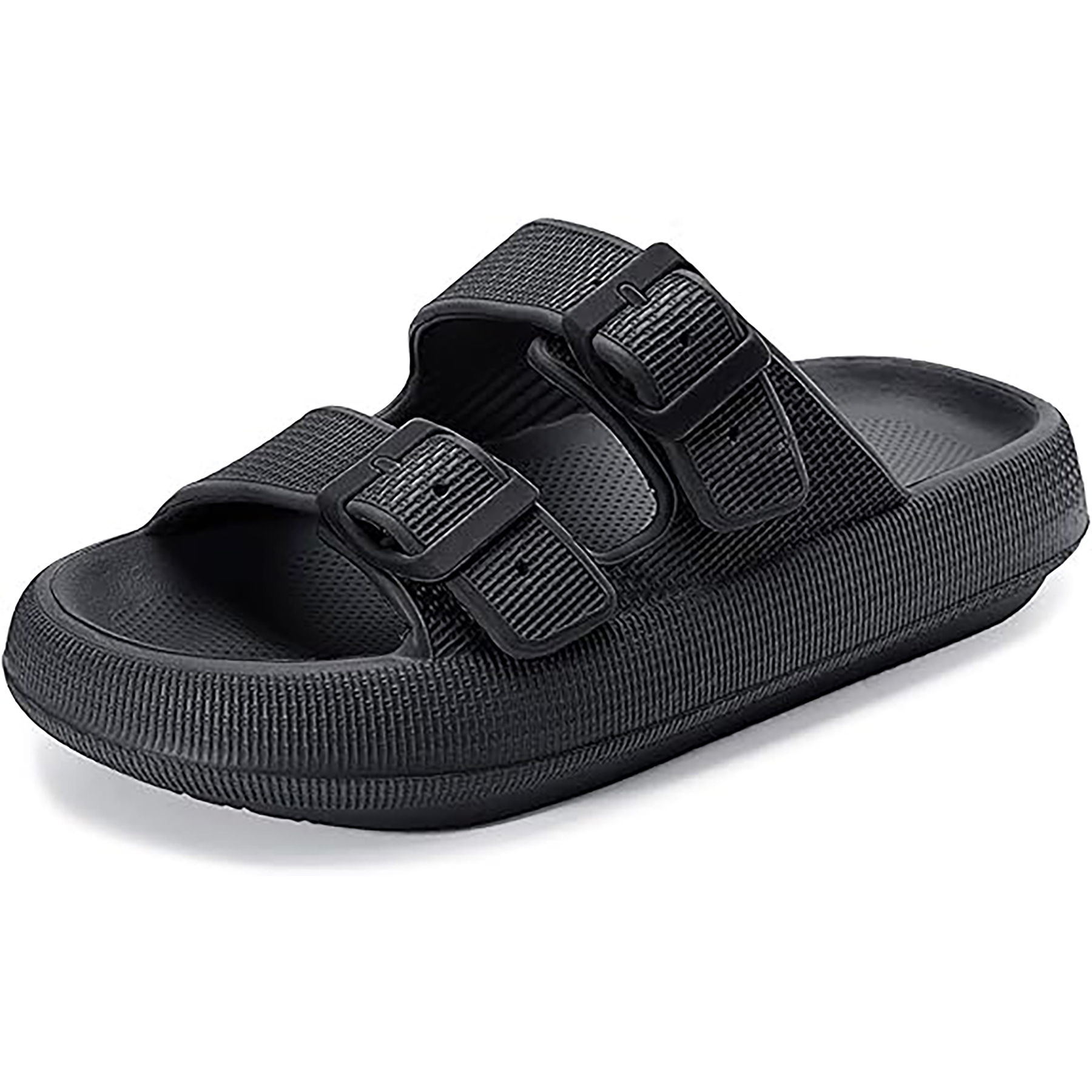 EVA Double Buckle Adjustable Flat Sandals 16