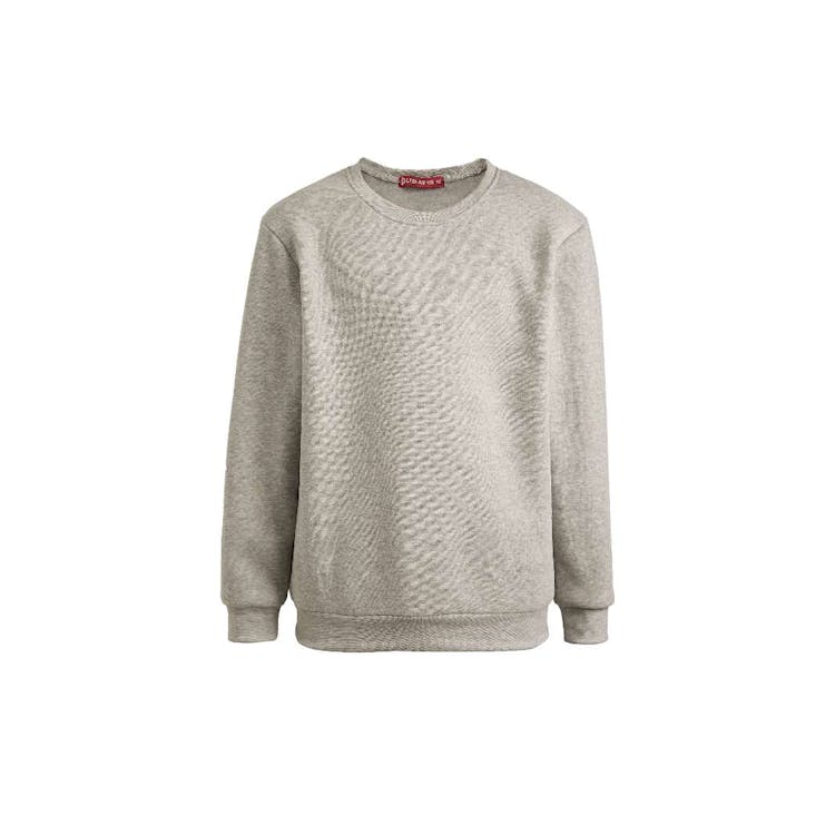 Kids Fleece Crew Neck Sweatshirts - Size 4 Light Gray, custom hoodie or sweatshirt with logo imprint 3