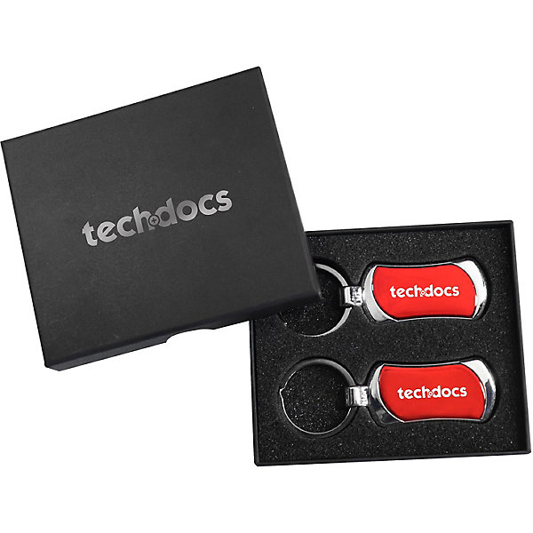 DUAL BANNER KEYCHAIN GIFT BOX SET