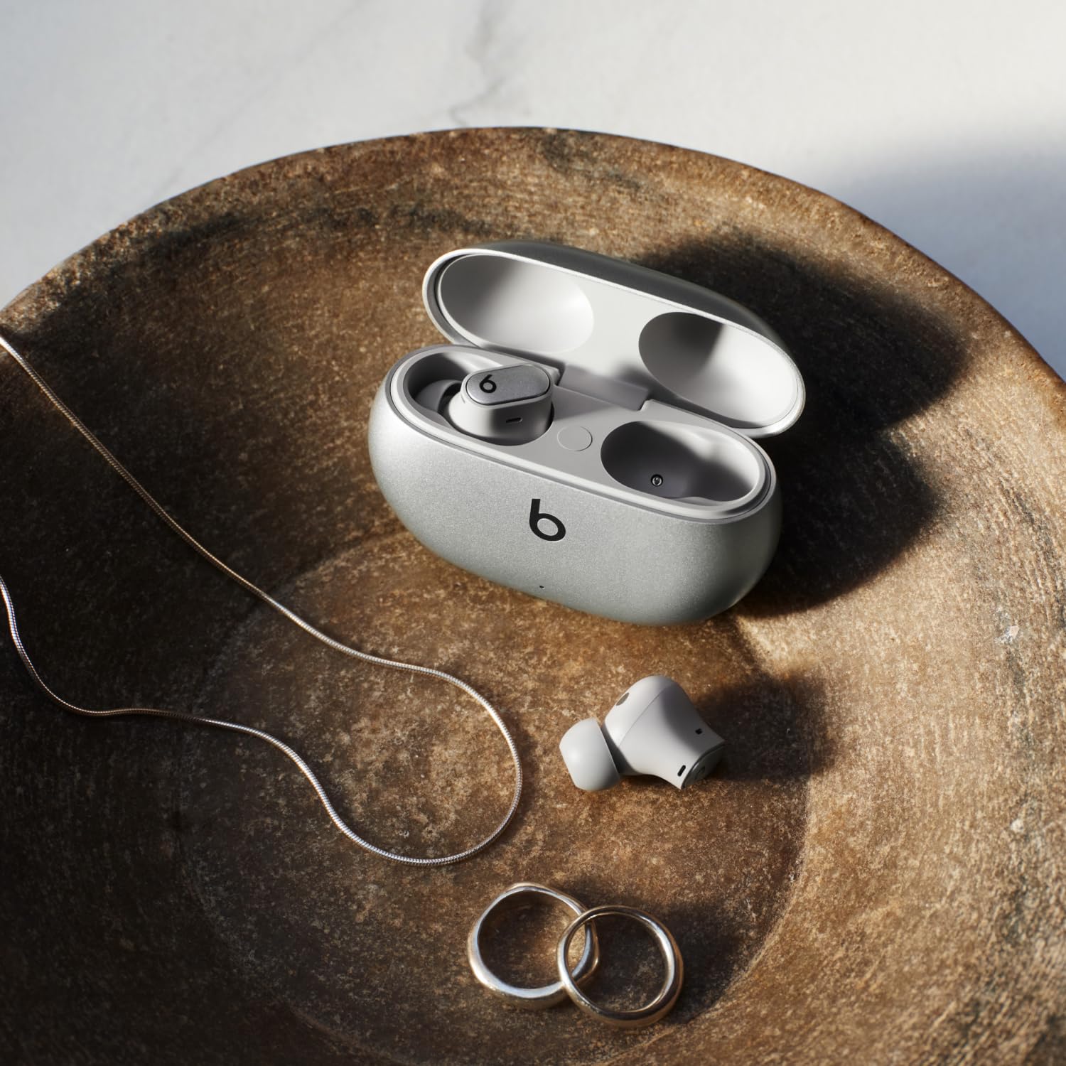 Beats Studio Buds + | True Wireless Noise Cancelling Earbuds, (Cosmic Silver) 6