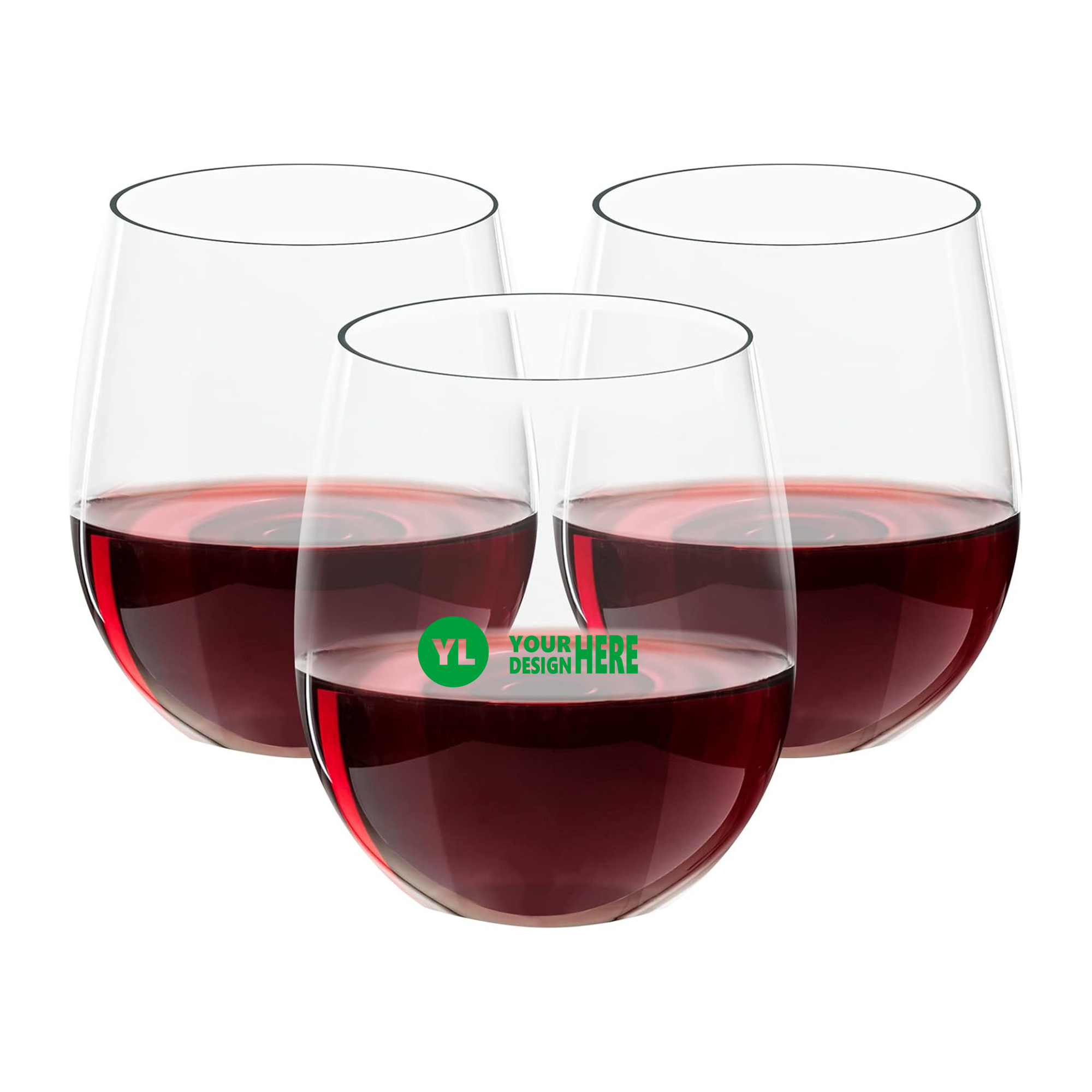 12 Oz. Plastic Stemless Wine 4