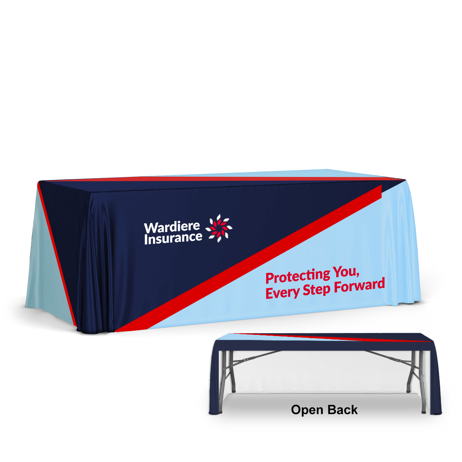 8' Table Throw (3-Sided) 4