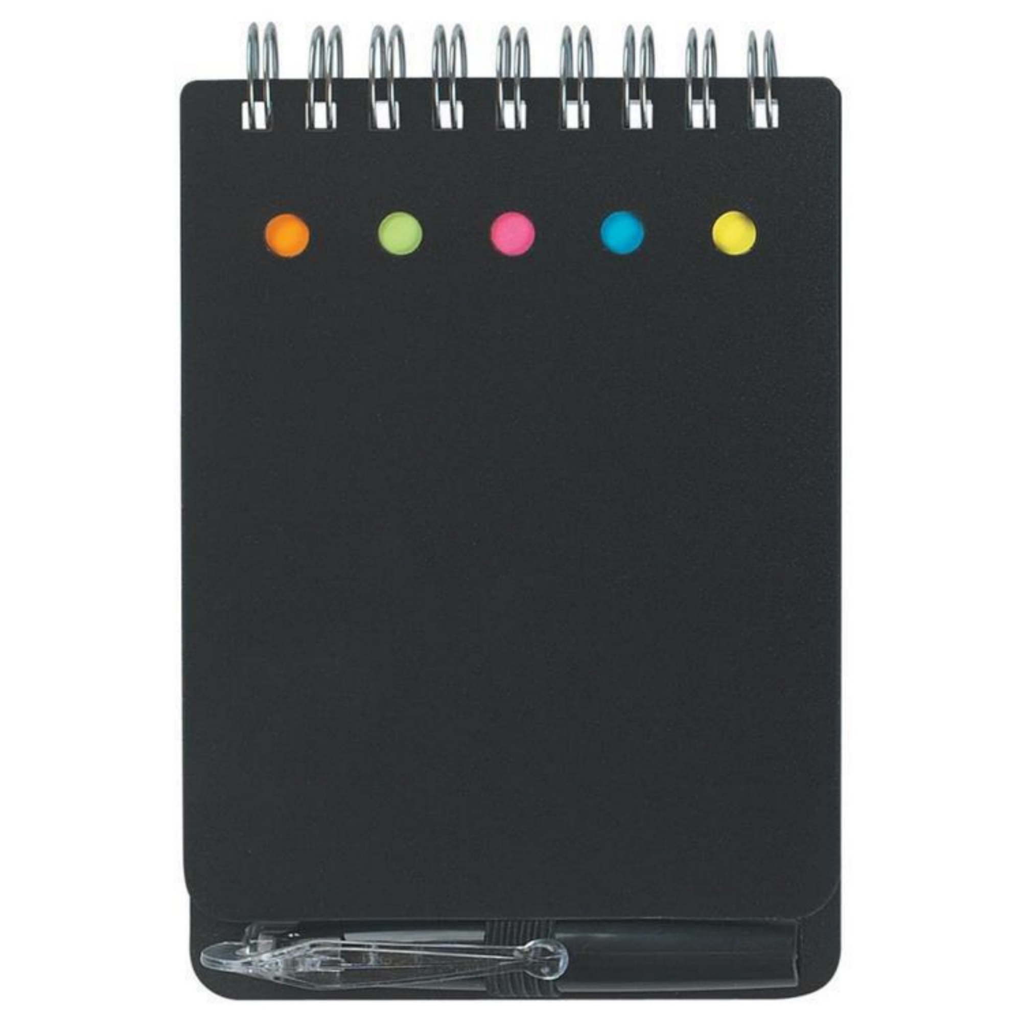 All - in - One Spiral Notebook: Sticky Notes, Writing Pad & Pen Included 15