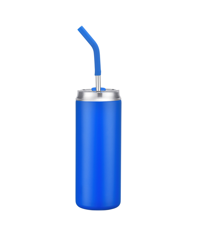 Union Printed - 20 oz Vacuum Tumbler Can w/ Straw - Full Color 15