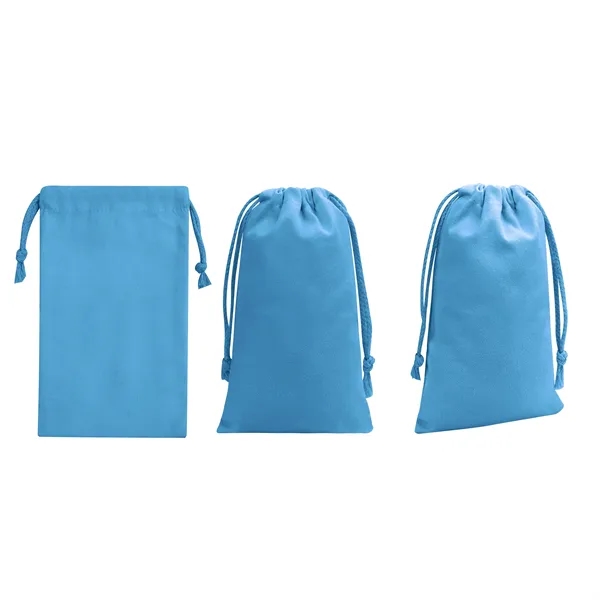 Custom 10 oz Canvas Drawstring Bag — Reusable Trade Show & Corporate Gift 3