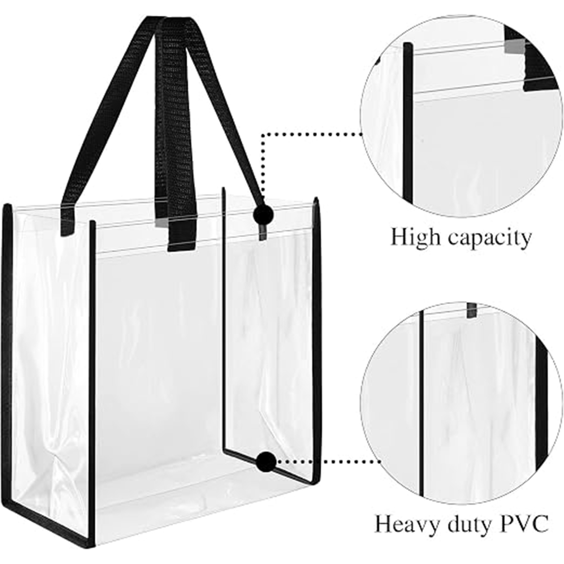 Plastic Clear Tote Bags 4