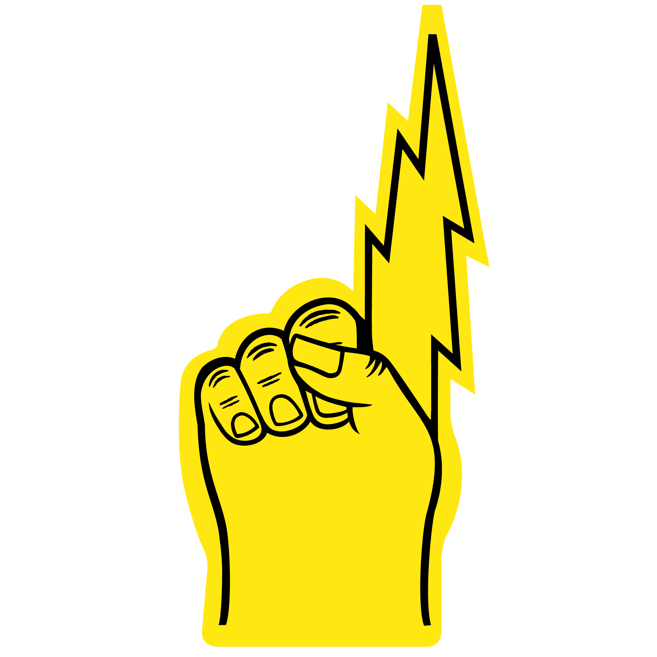 18" Lightning Bolt Hand 46