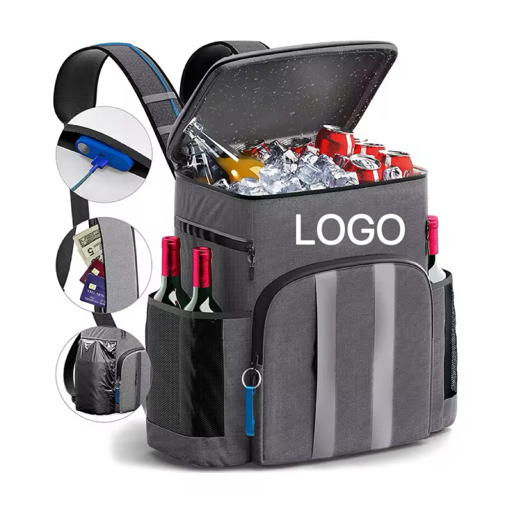 Leakproof Insulated Portable Oxford Fabric Backpack Cooler