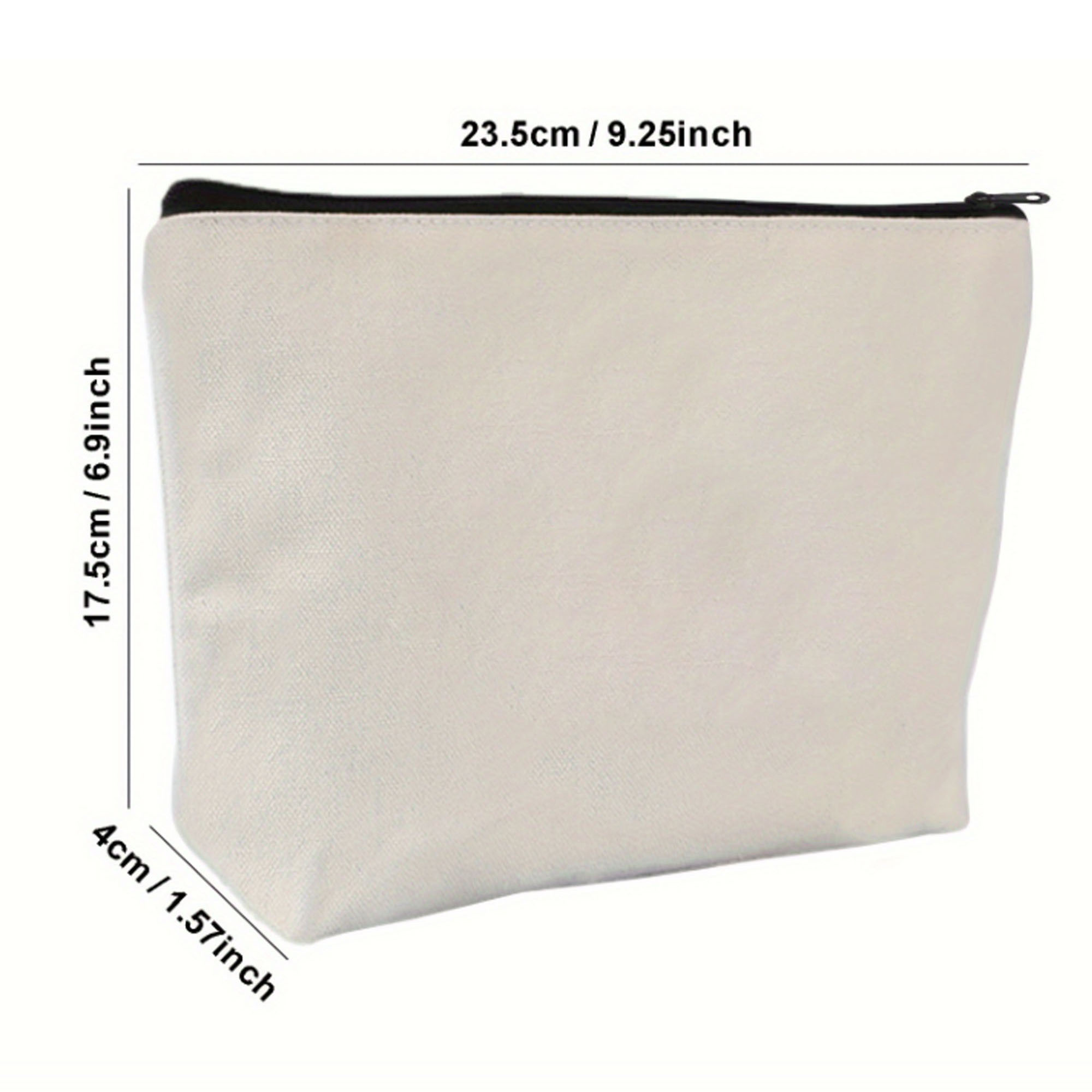 Versatile Canvas Zipper Pouch for Everyday Organization 4