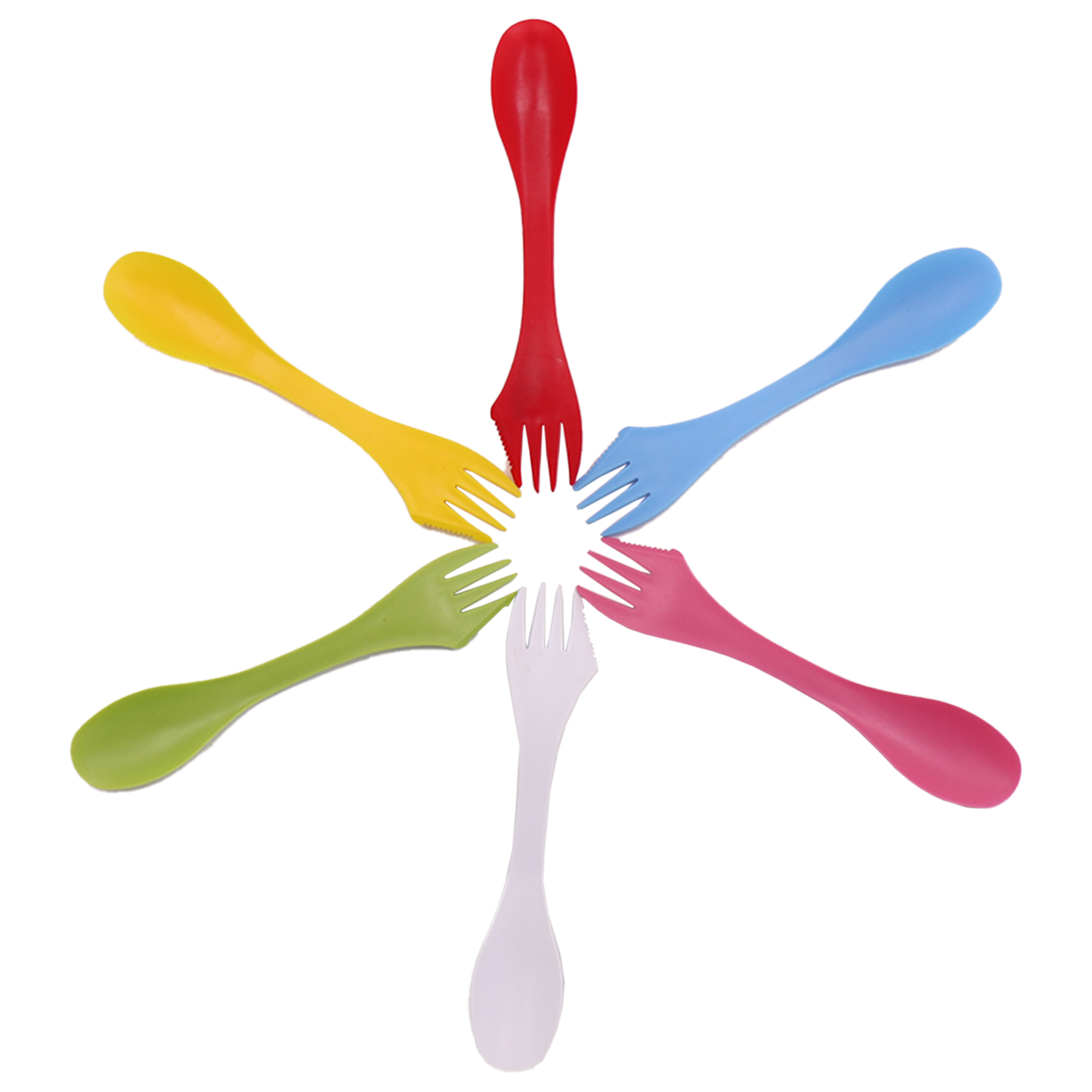 Plastic Double Headed Multifunctional Spoon 16