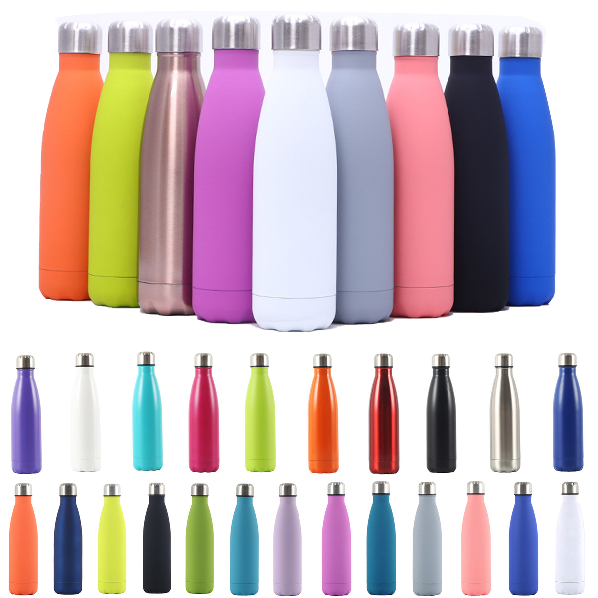 17oz Stainless Steel Water Bottles