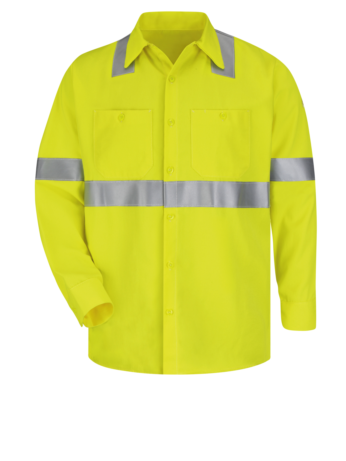 Bulwark - Men's Midweight Flame-Resistant Hi-Visibility Work Shirt