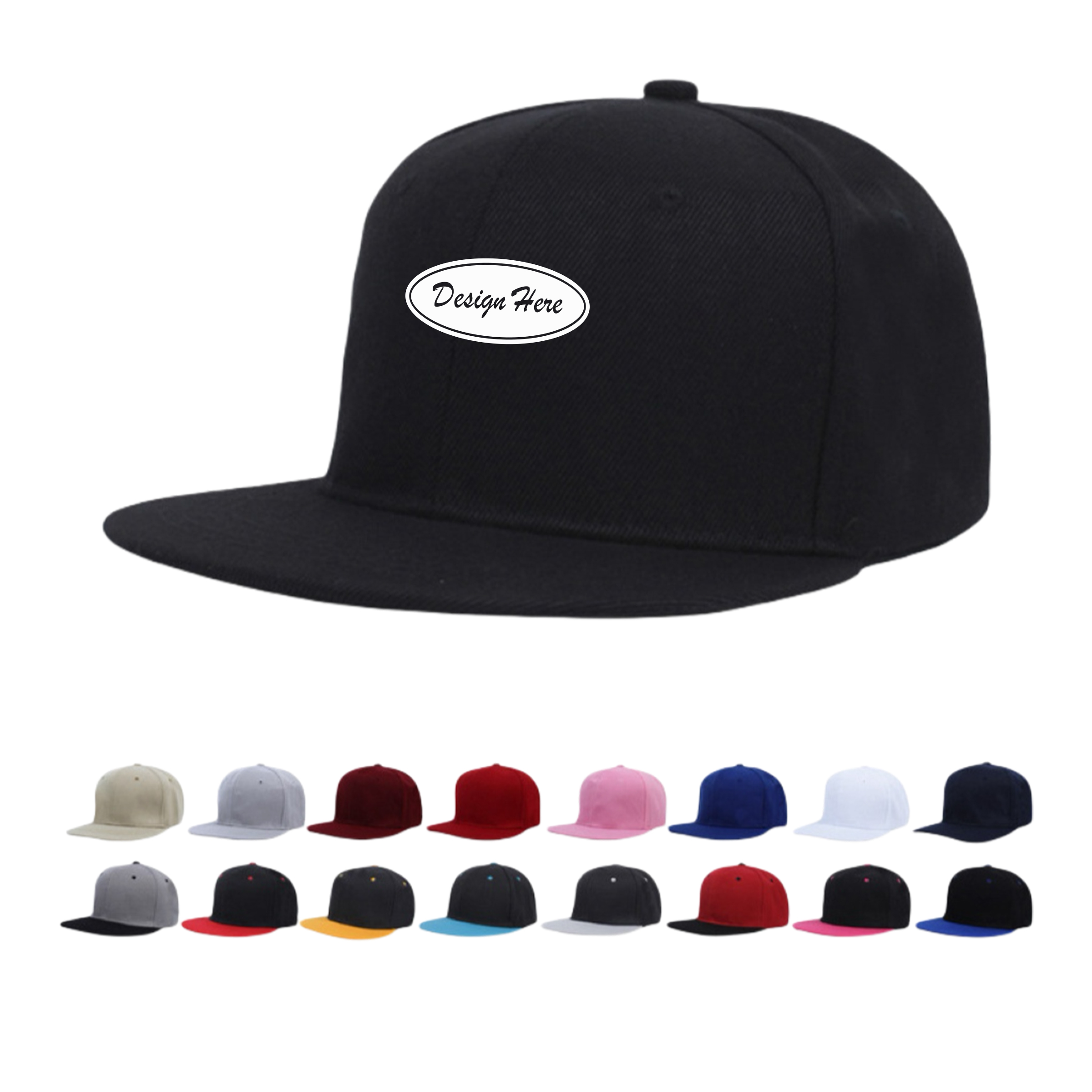 Adjustable Polyester Baseball Cap ?C Multi-Color