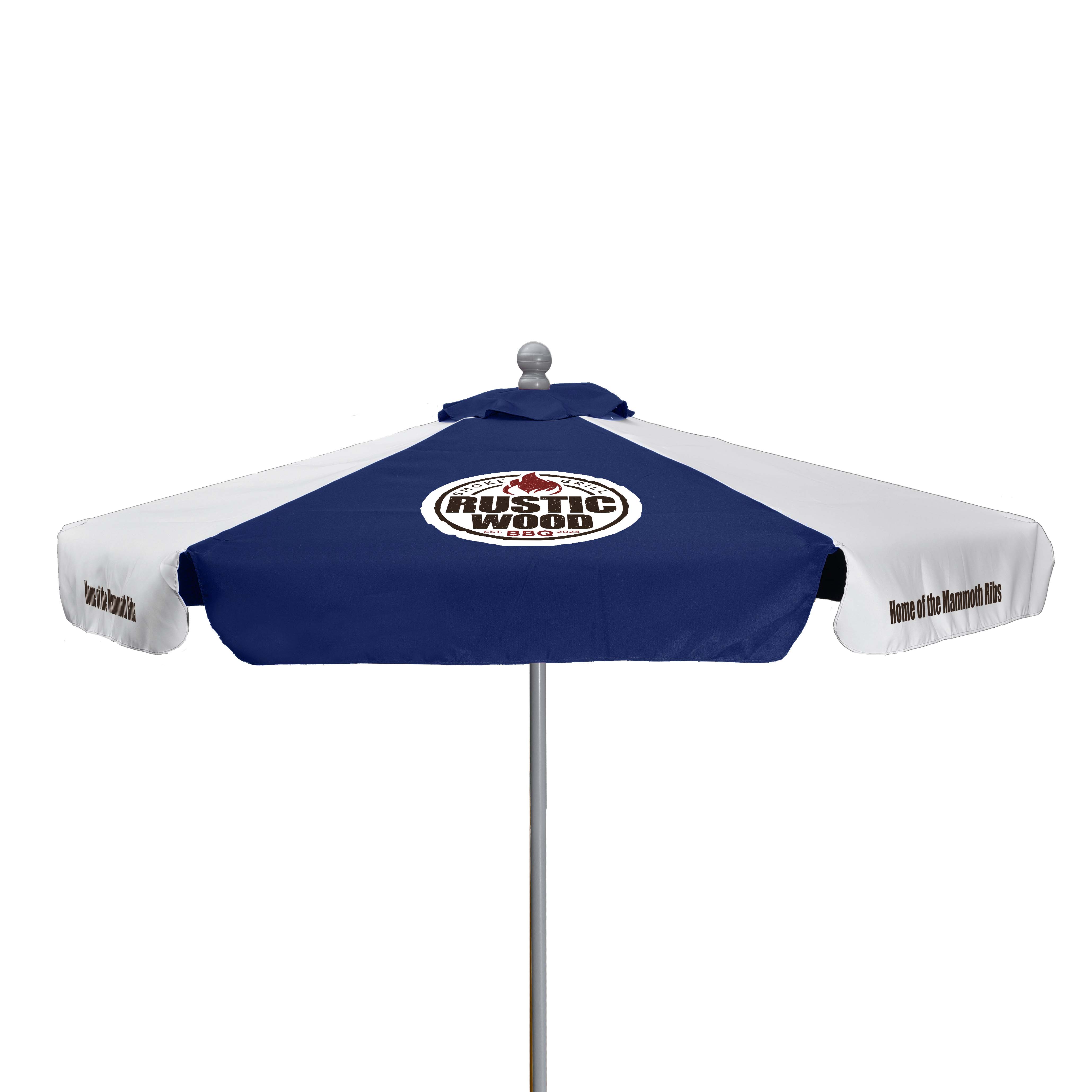 7' Deluxe Market Umbrella Kit with Valance (6 Imprints) 7