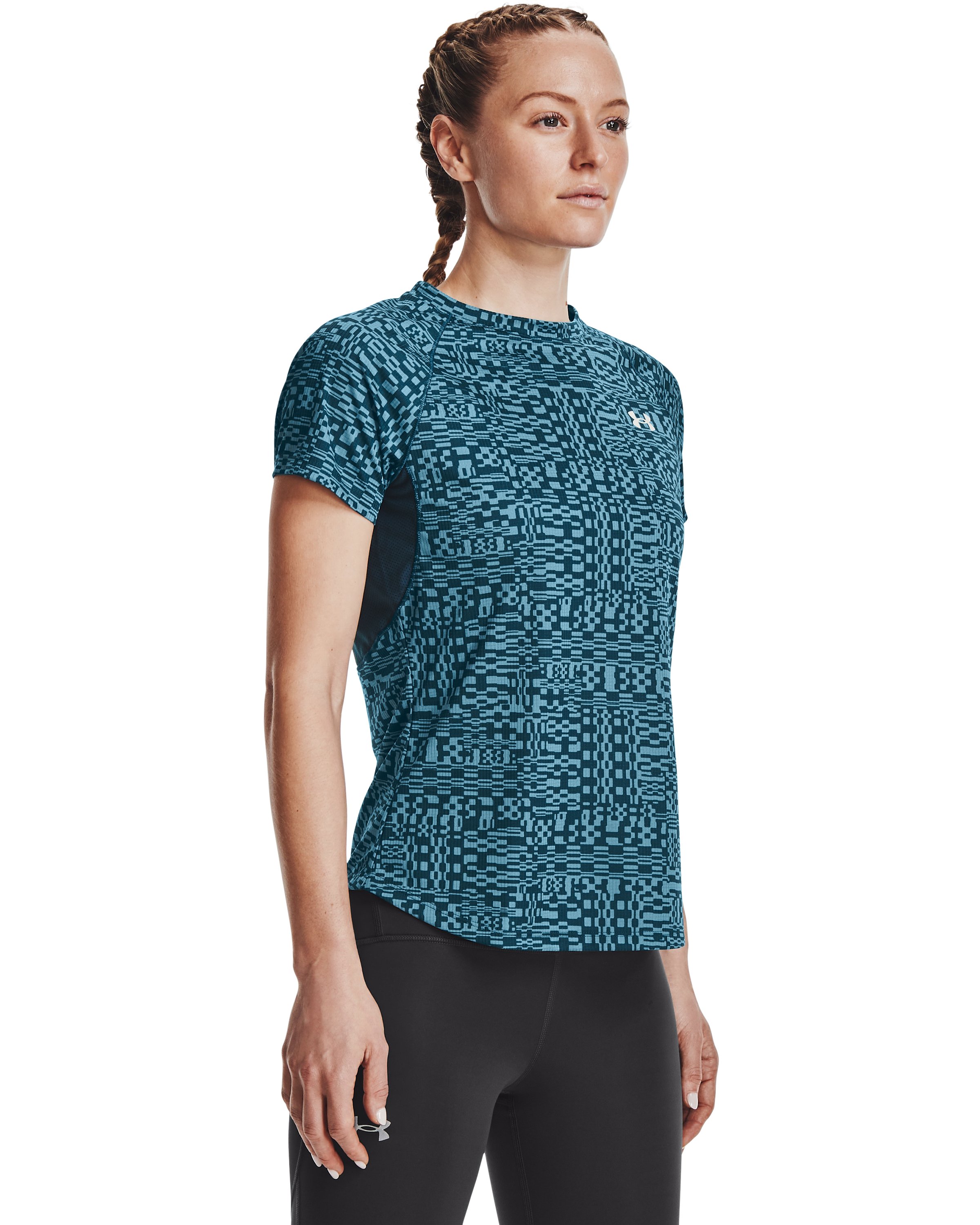 UA Speed Stride Printed Women's Short Sleeve 4