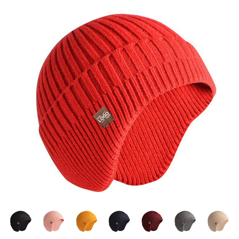 Fashionable Multi Toned Knitted Warm Beanie Hat 6