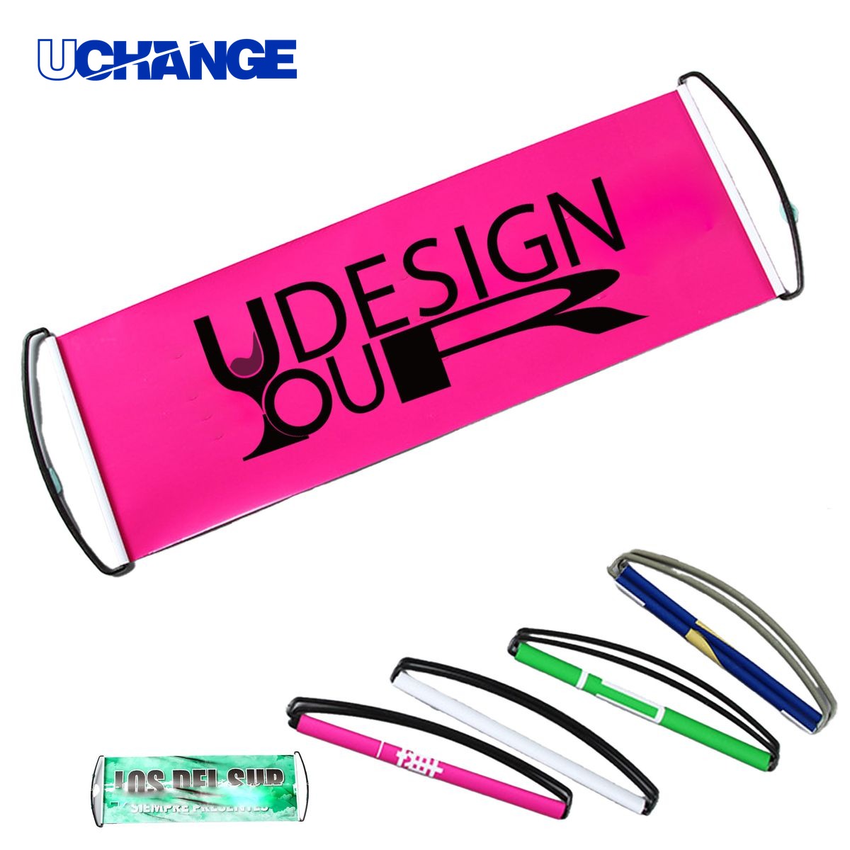 Retractable Roll-Up Handheld Banner