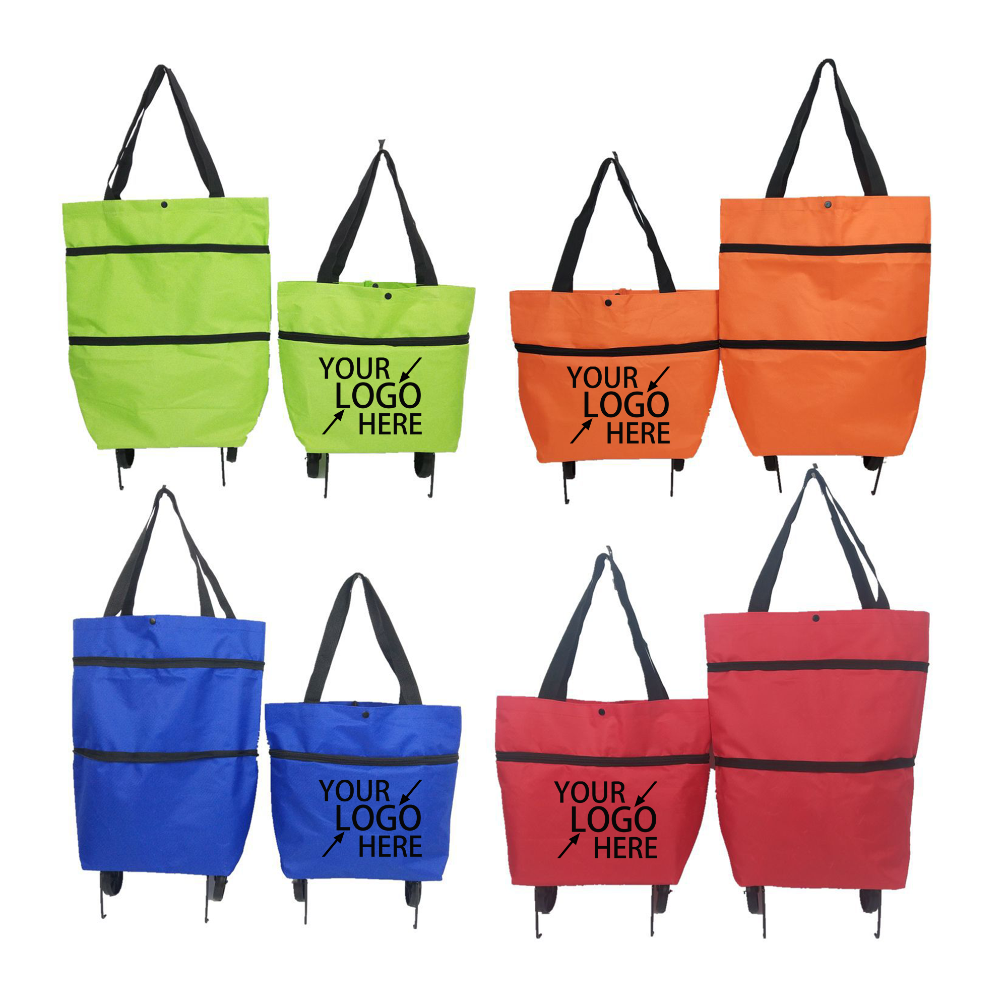 Folding Trolley Shopping Bag with Wheels 3