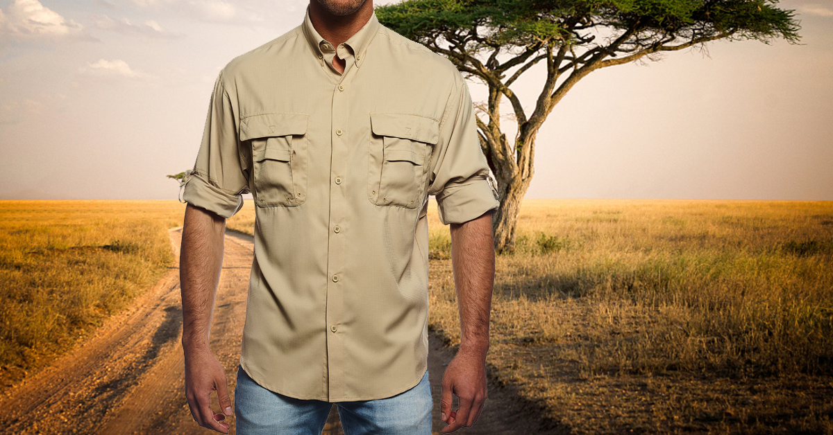 Men's Long Sleeve Fishing Shirt 34
