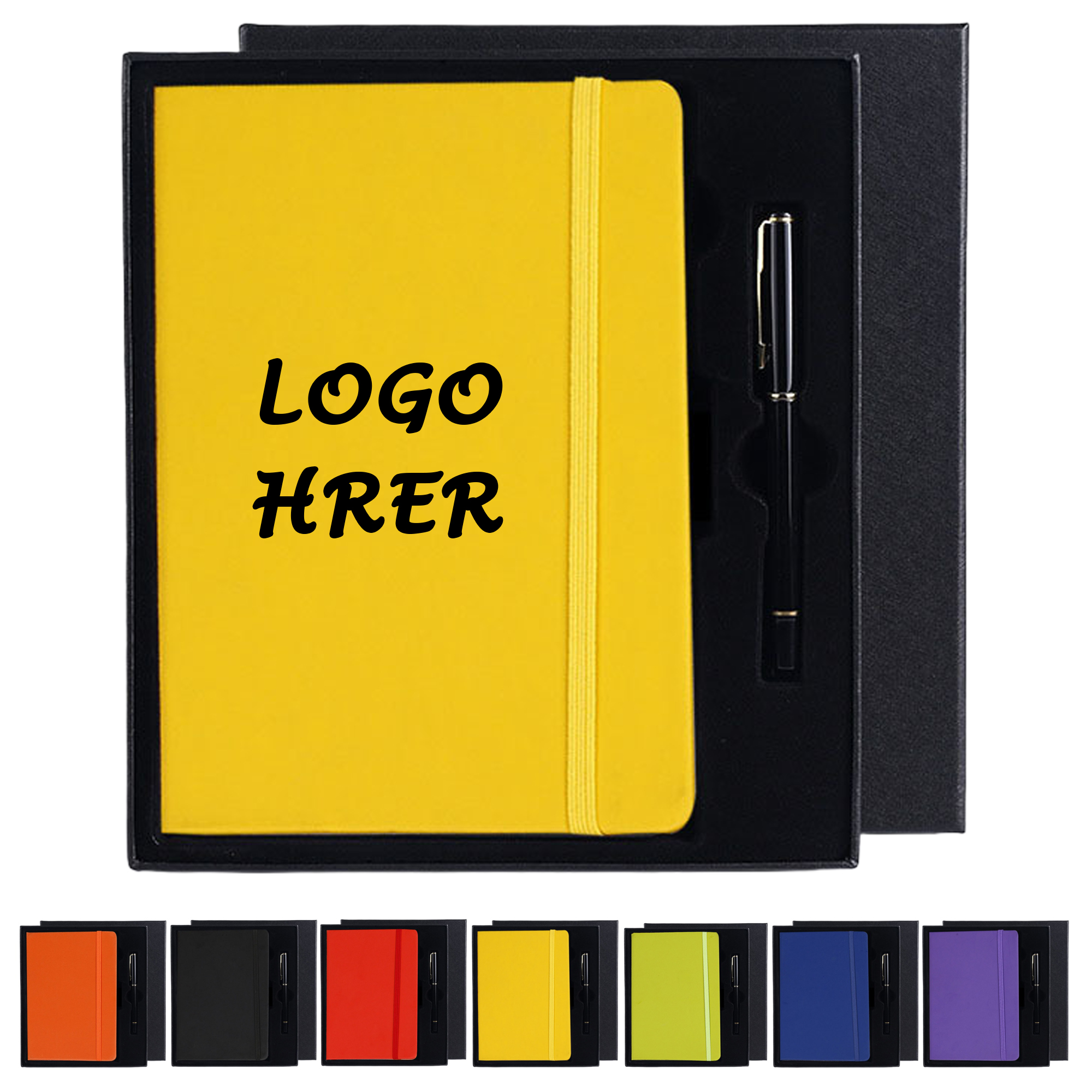 A5 Notebook with Ballpoint Pen Gift Box Set 5