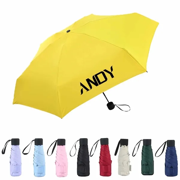 Manual Five-Fold Compact Sunscreen Shade Pocket Umbrella