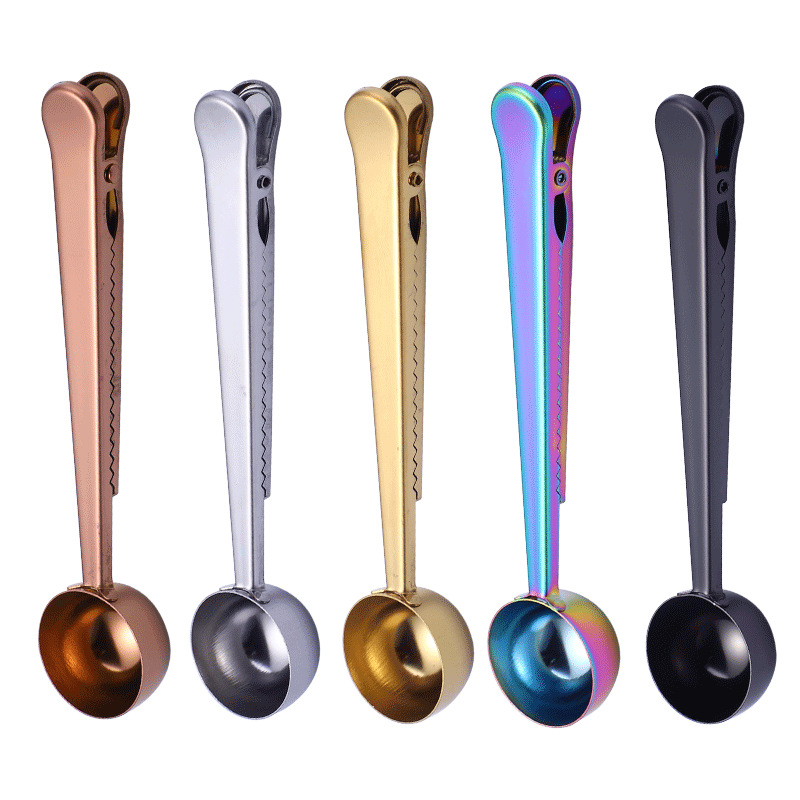 Coffee Measuring Spoon With Bag Clip