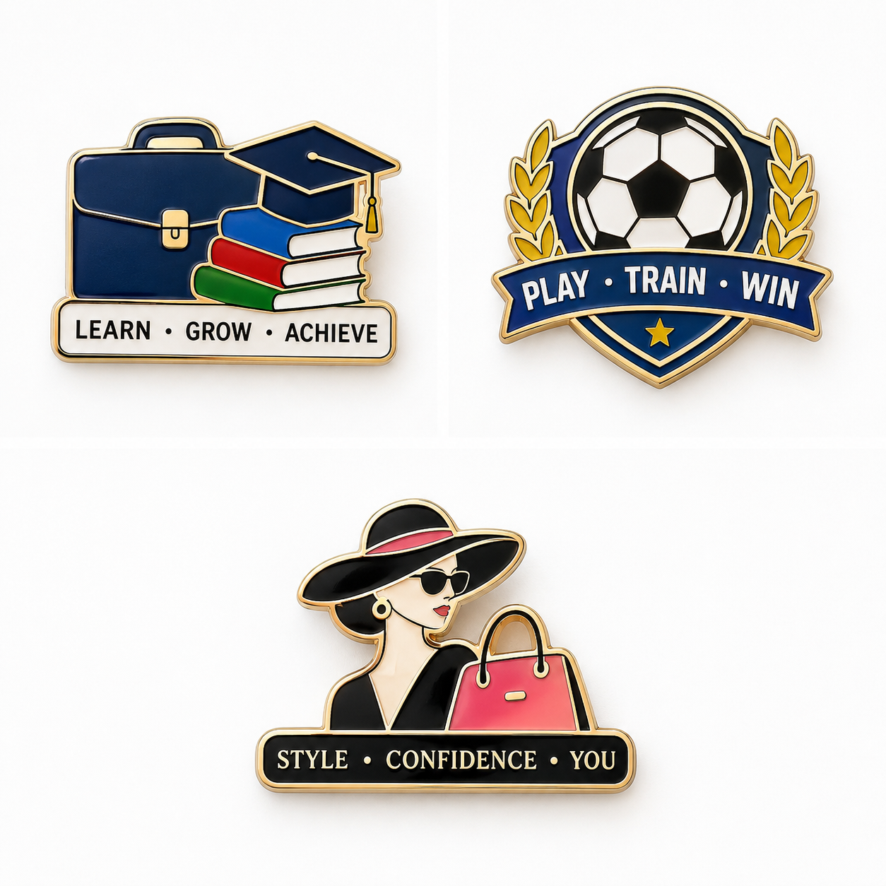 Soft Enamel Full Color Lapel Pin 4