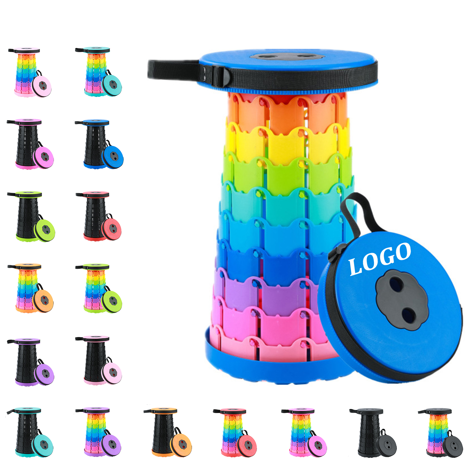 Upgraded Folding Stool Lightweight Yet More Sturdy 45