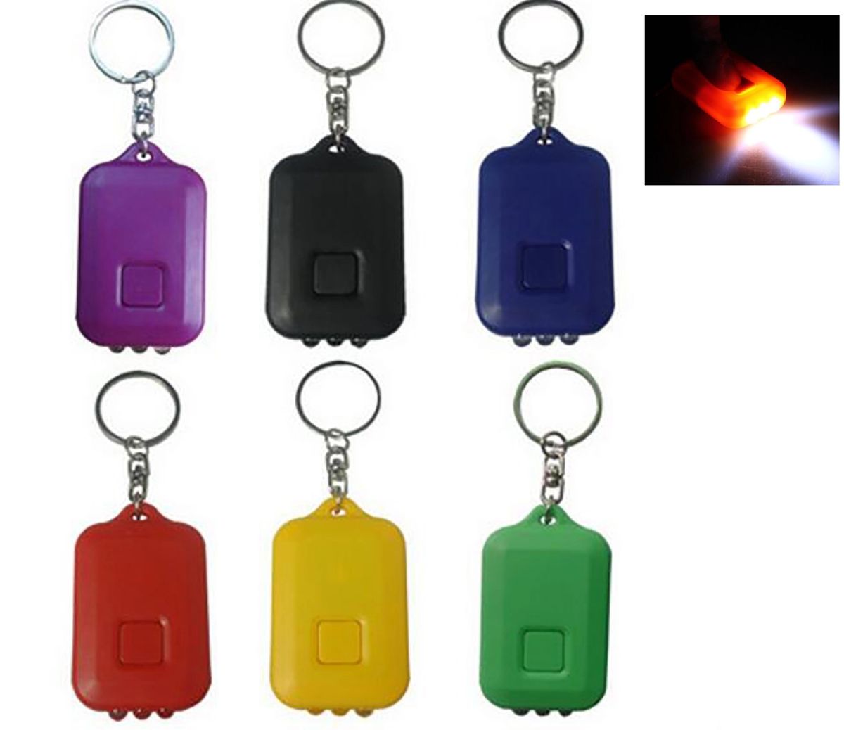 Rechargeable Mini LED Light Keychain