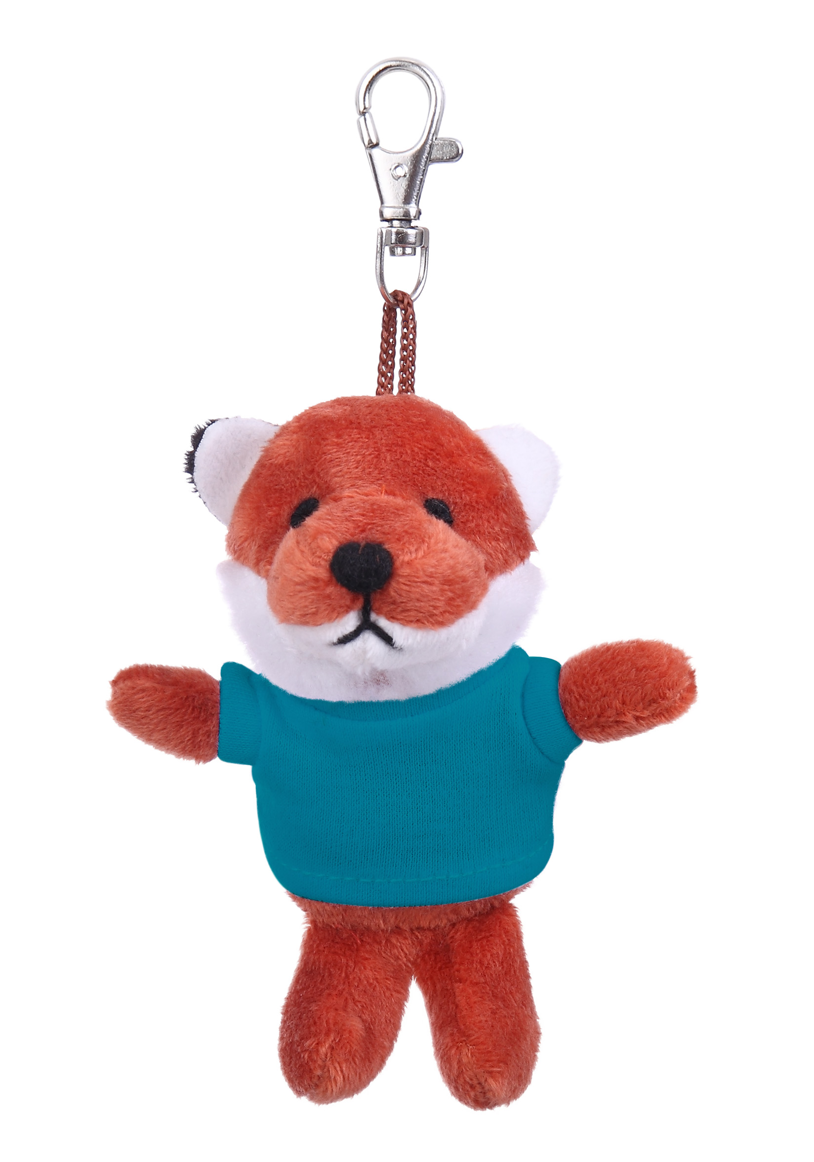 Soft Plush Fox Keychain with Tee 15