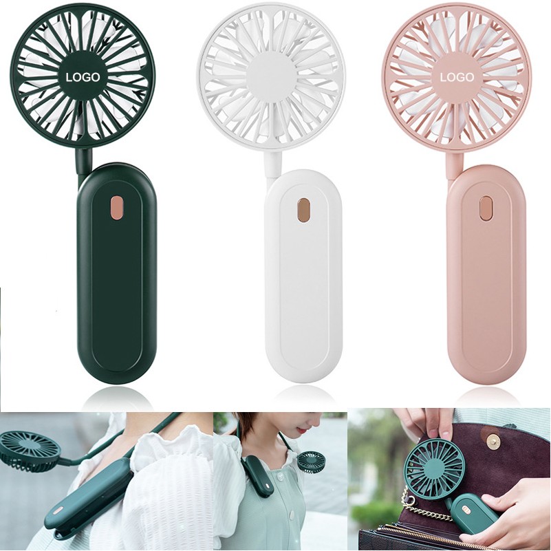 Handheld Halterneck Fan