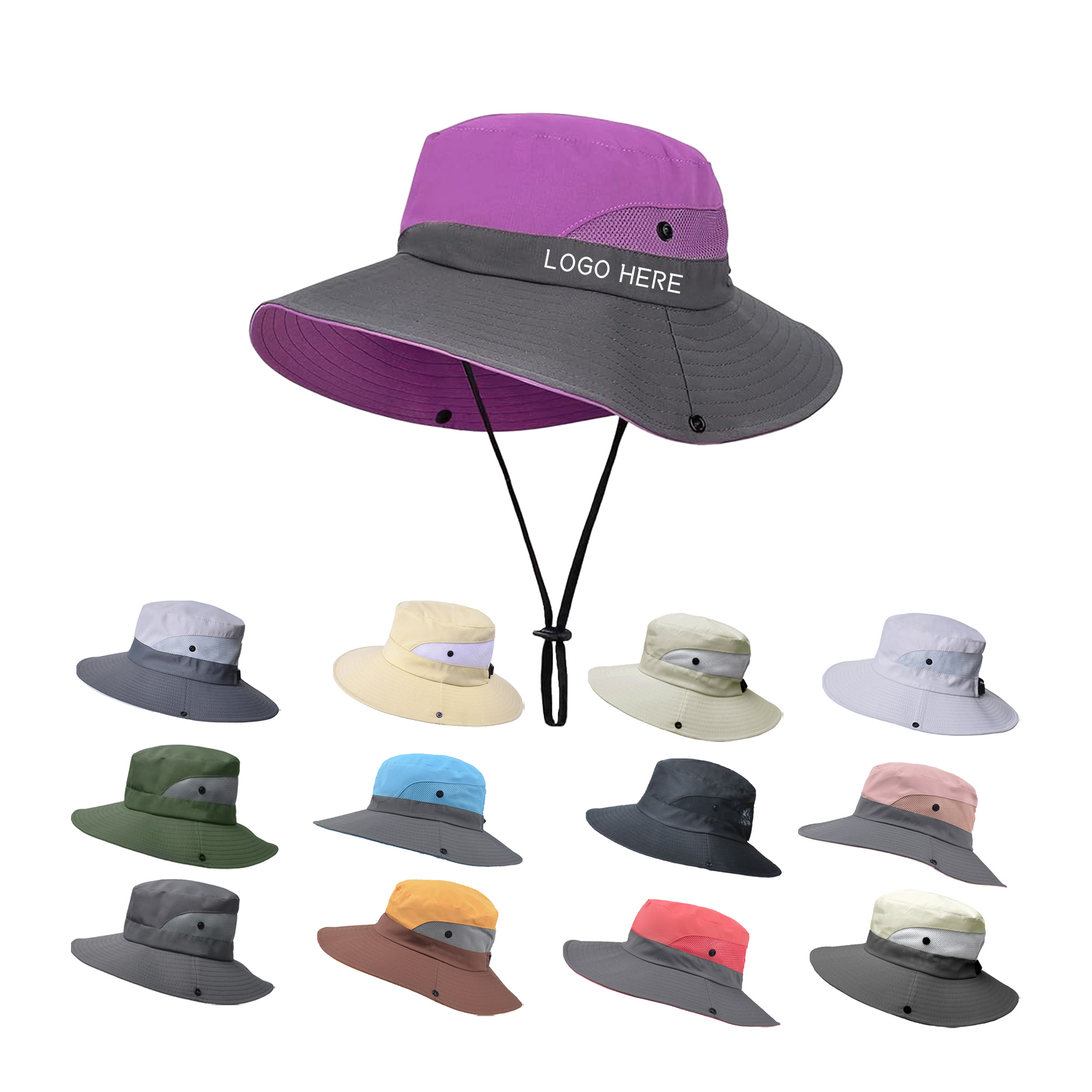 Women's Outdoor UV Protection Foldable Sun Hats 5