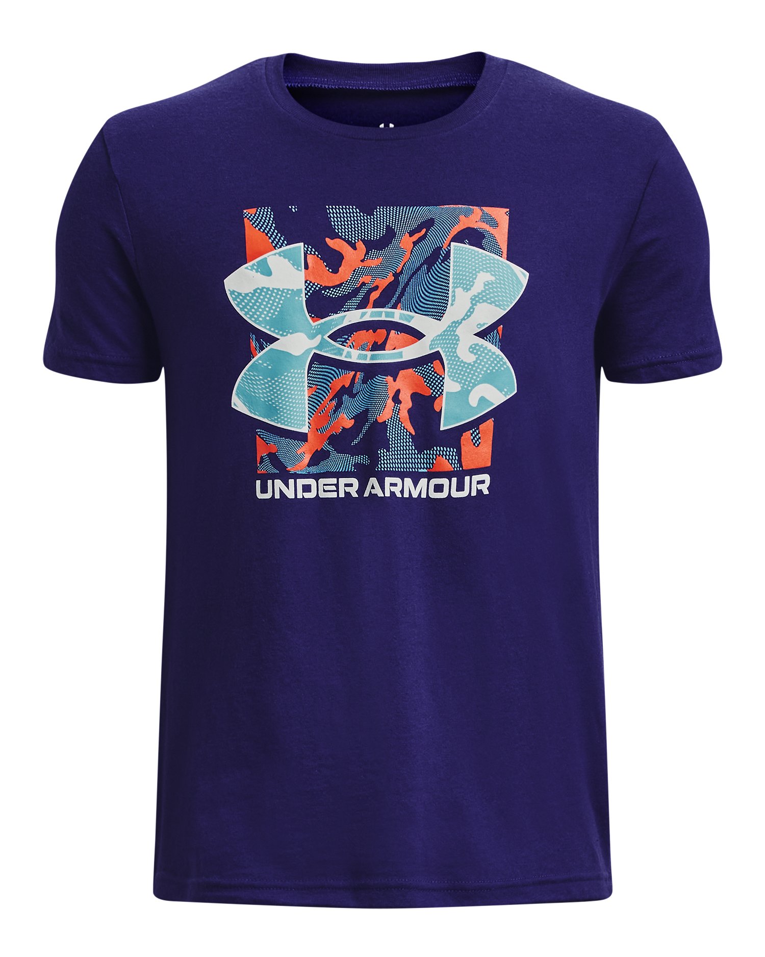 UA Box Logo Camo Boys' Short Sleeve T-Shirt 31