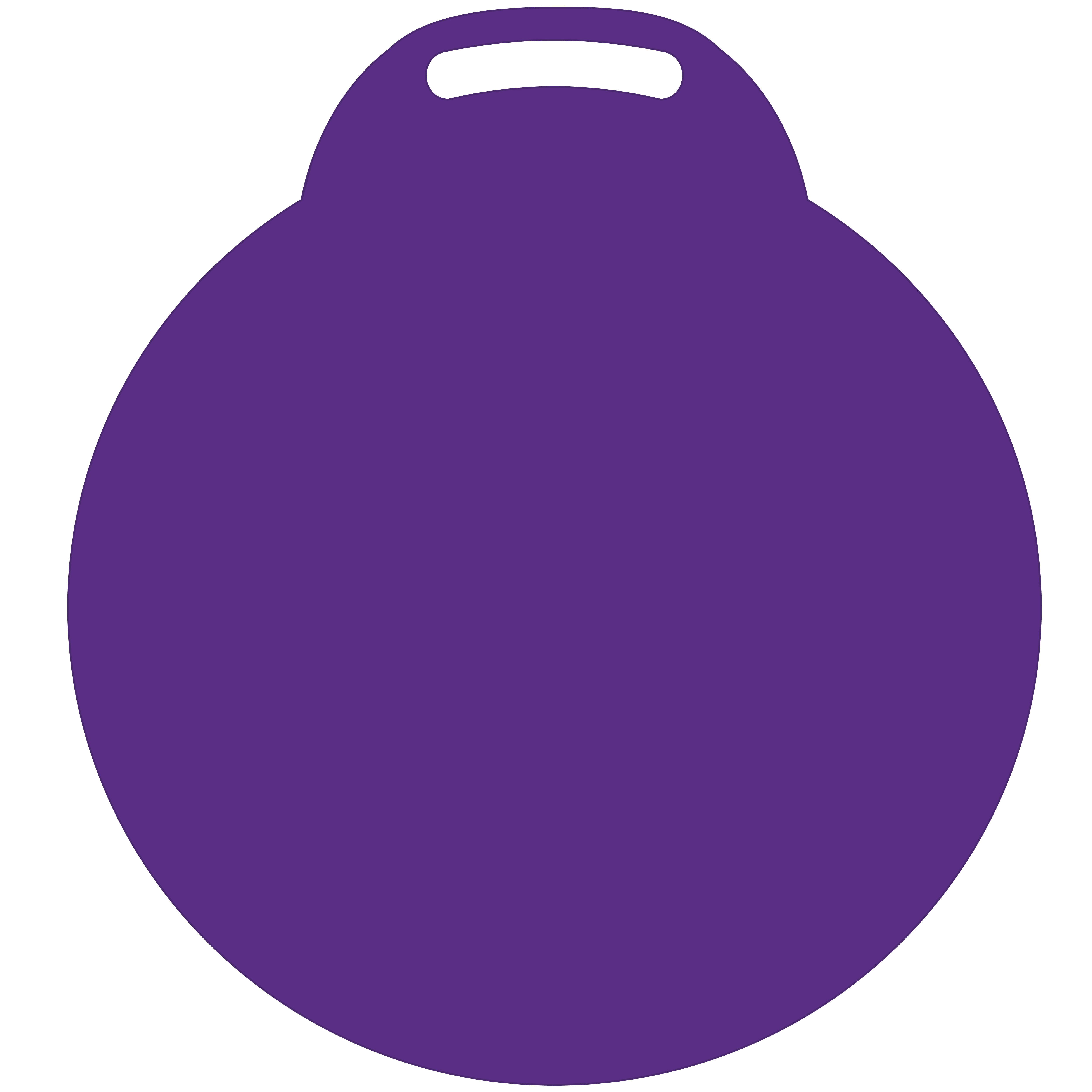 Round Vinyl Stadium Cushion (13.5") 45