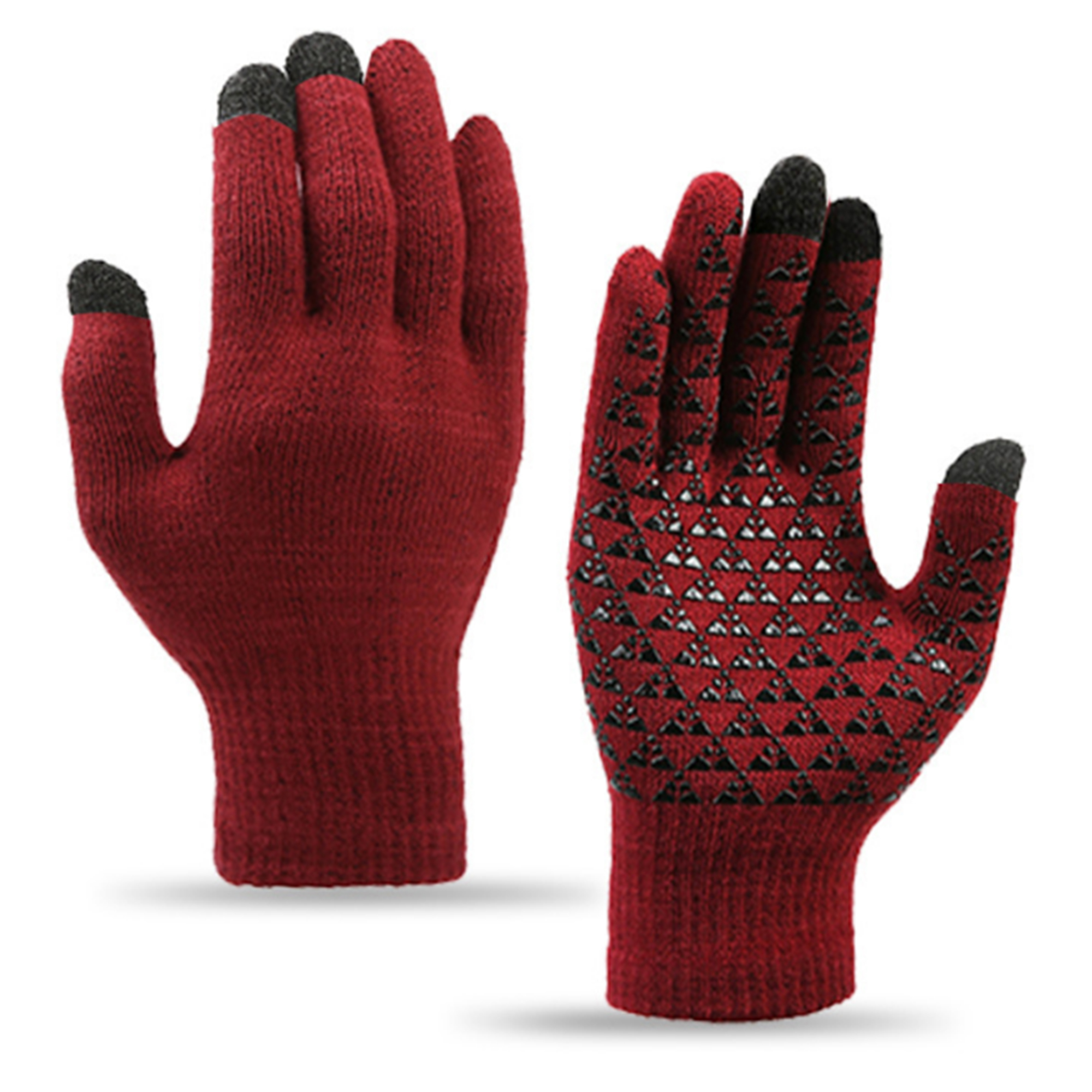Comfortable Anti Slip Knitted Gloves 14