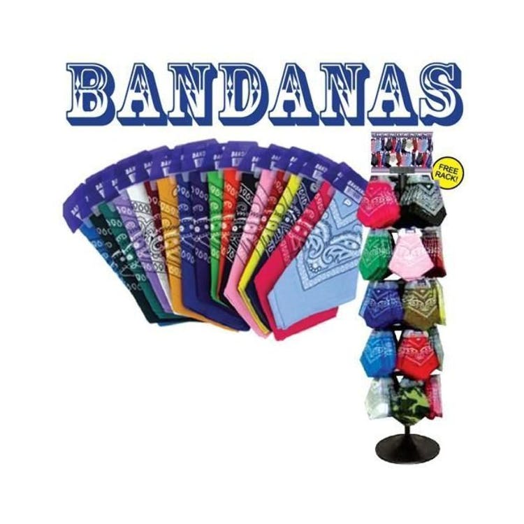 Bandana Assortment with Display - 288 Pieces 3