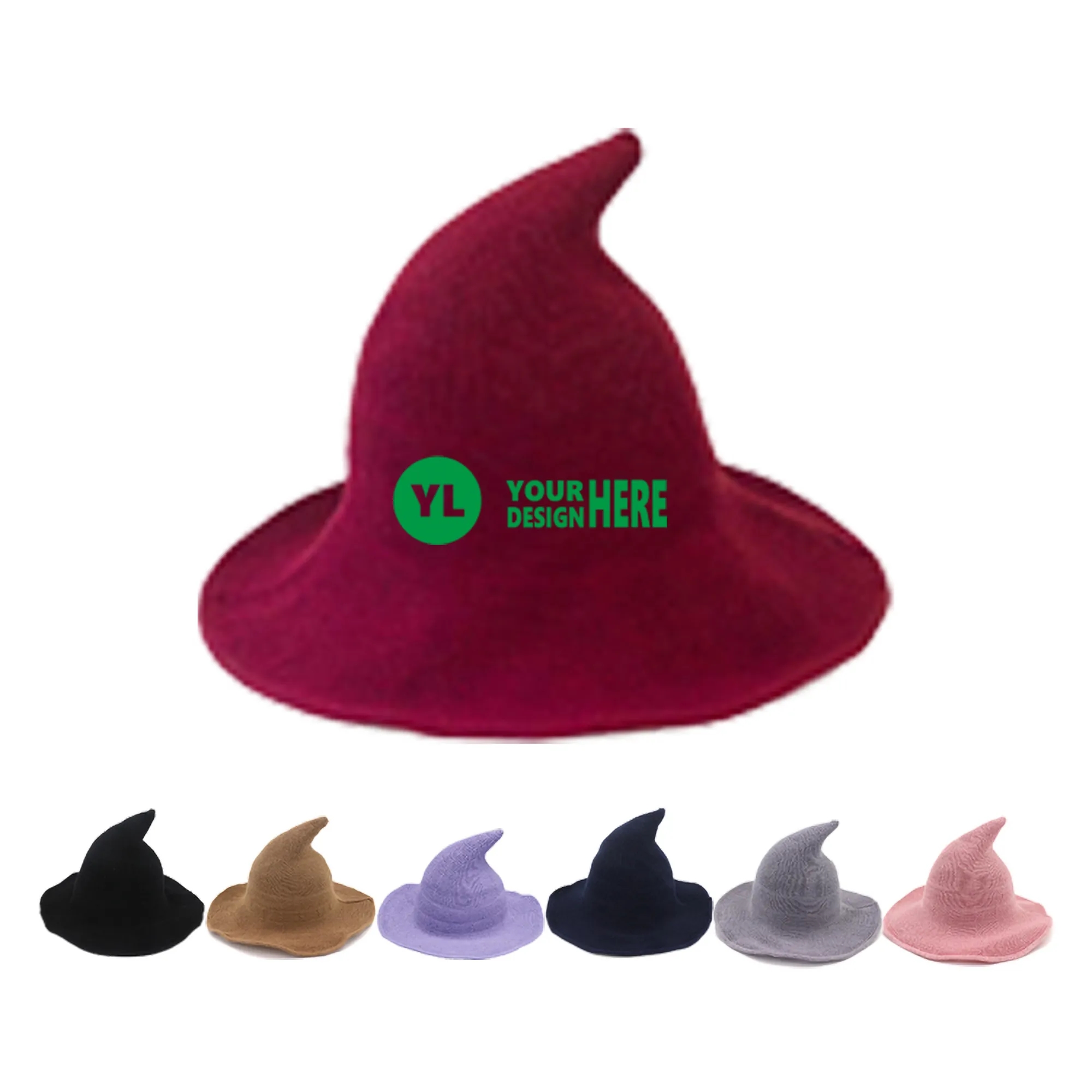 Chic Foldable Witch Hat Versatile Style Halloween Wizerd 13
