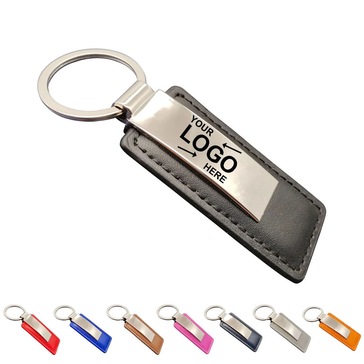 Personalized Leather Keychain