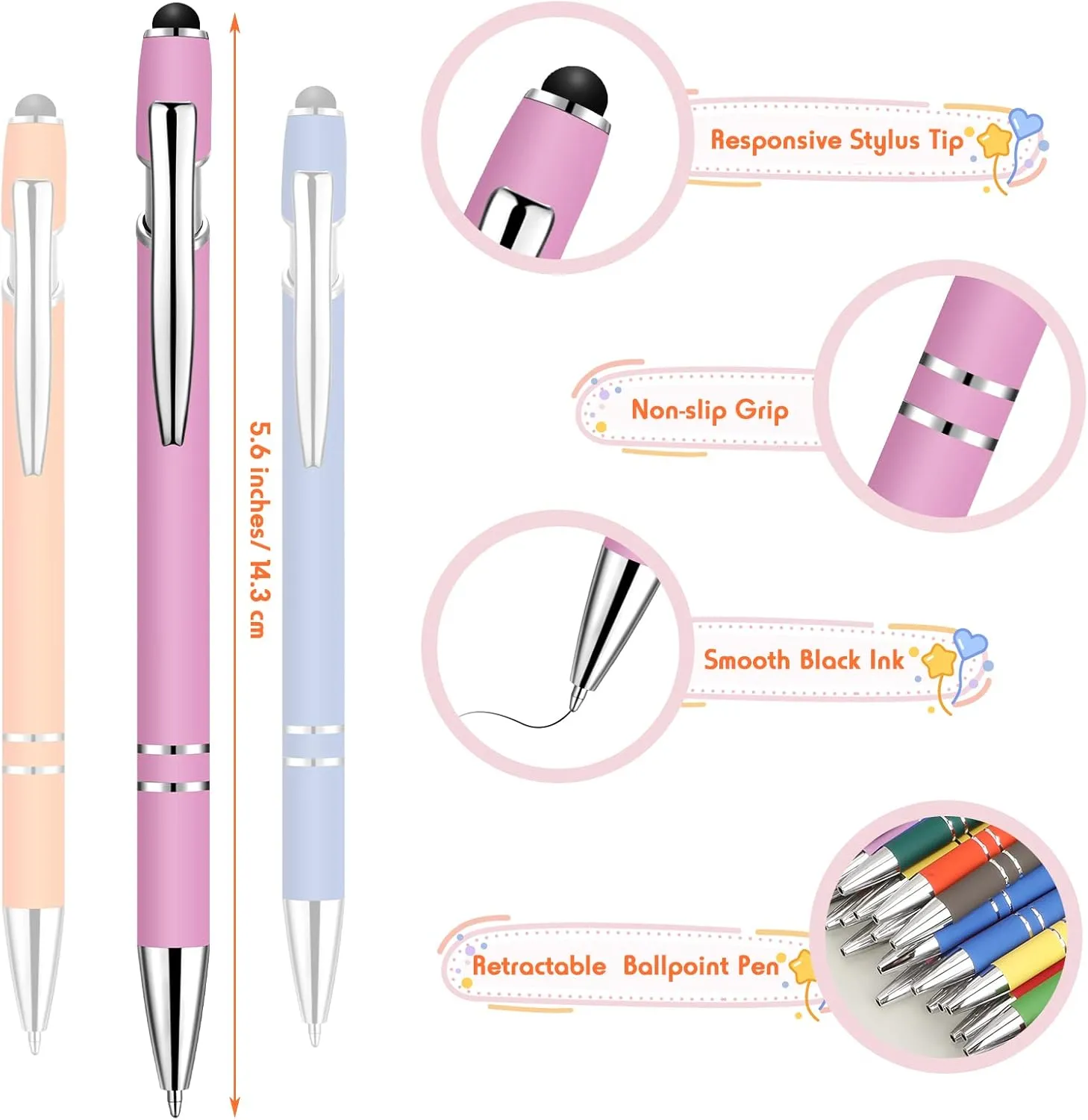 Aluminum Pen with styles 15