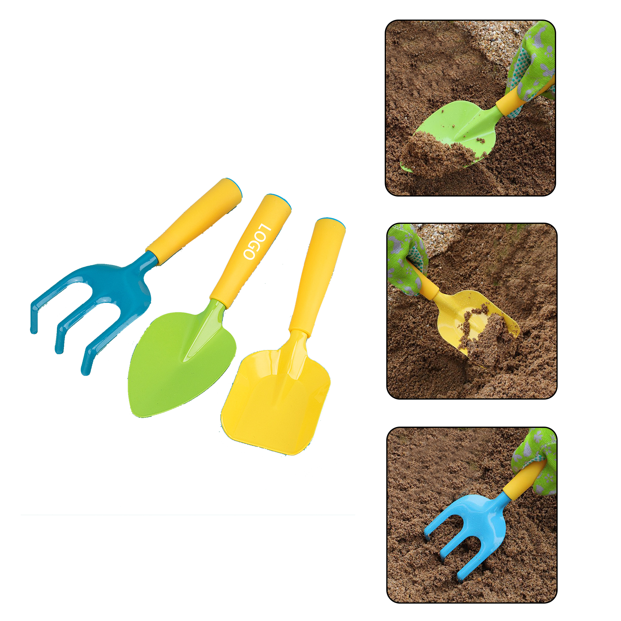 MOQ:20pcs Youth Garden Tools 4
