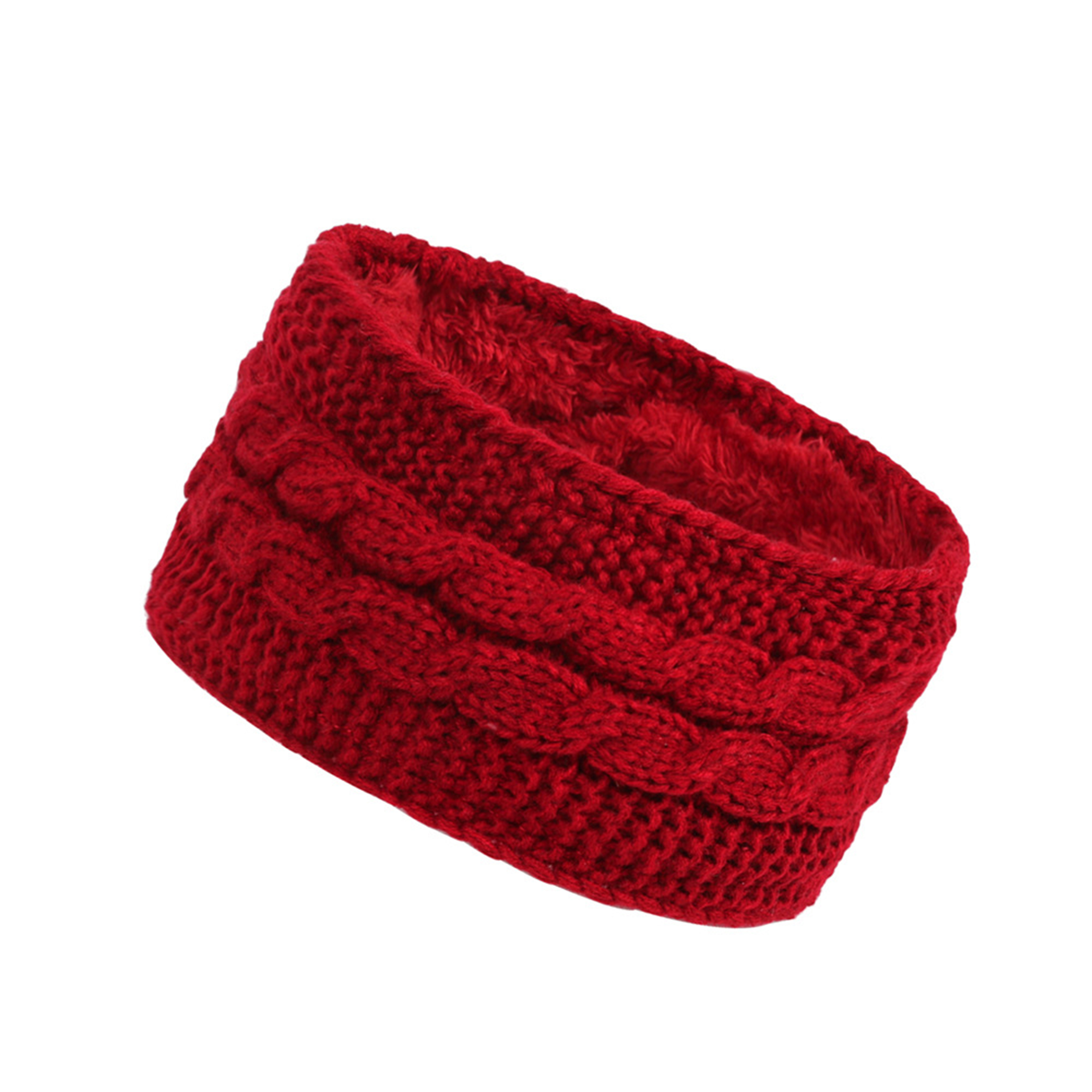 Acrylic Winter Velvet Knit Sports Headband 15