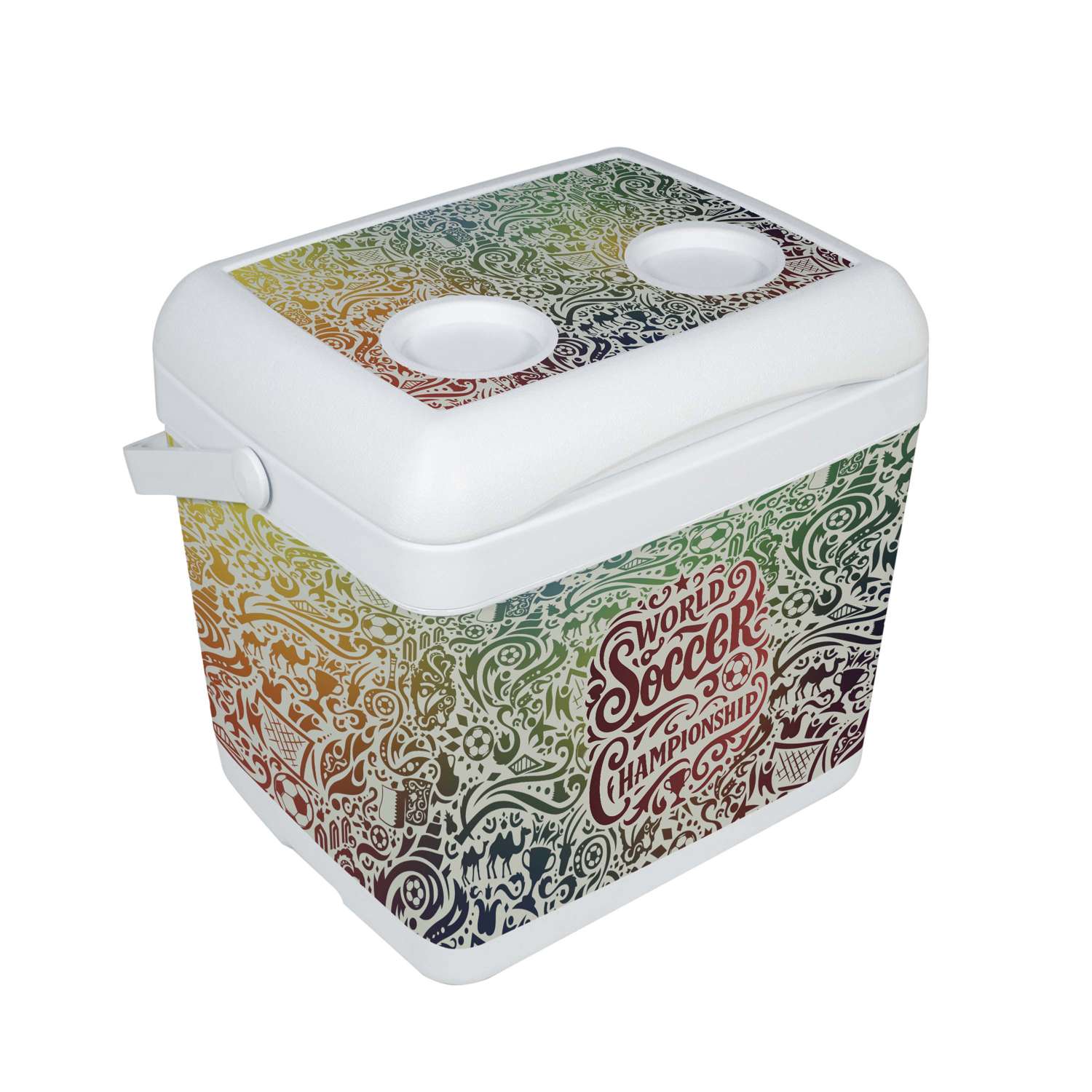 15L Grab-N-Go Cooler, Wrap Graphic with Lid Decal 7