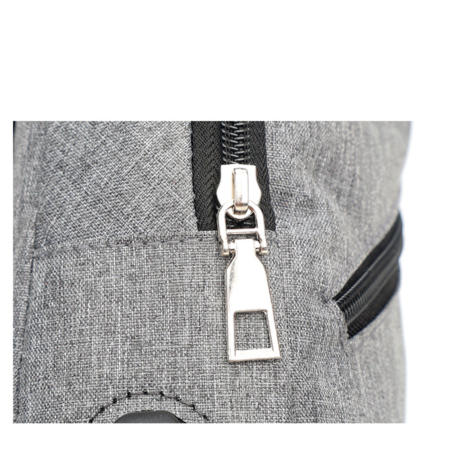 Men's USB Waterproof Oxford Shoulder Bag 7