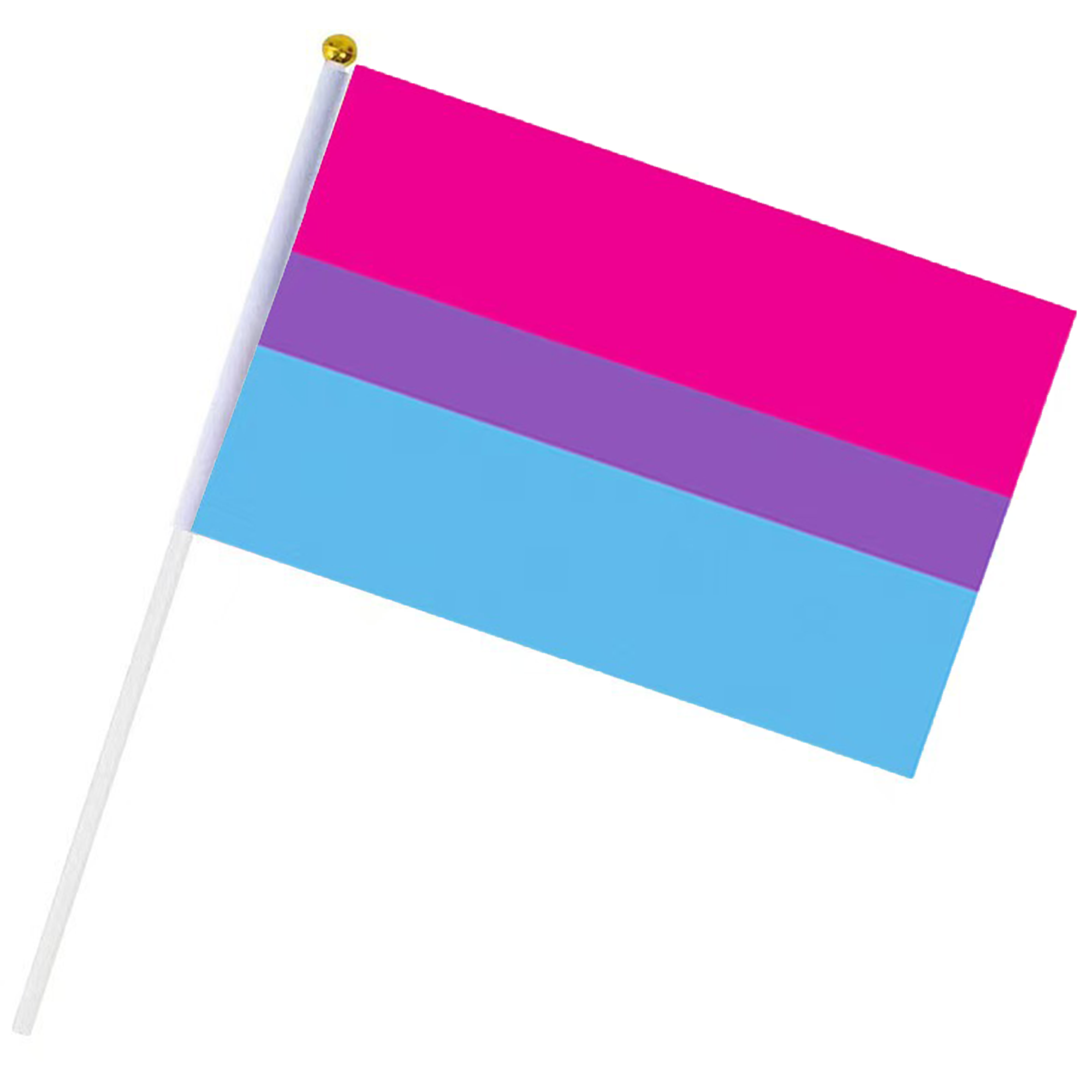 Polyester Hand-Waving Rainbow Flag 13