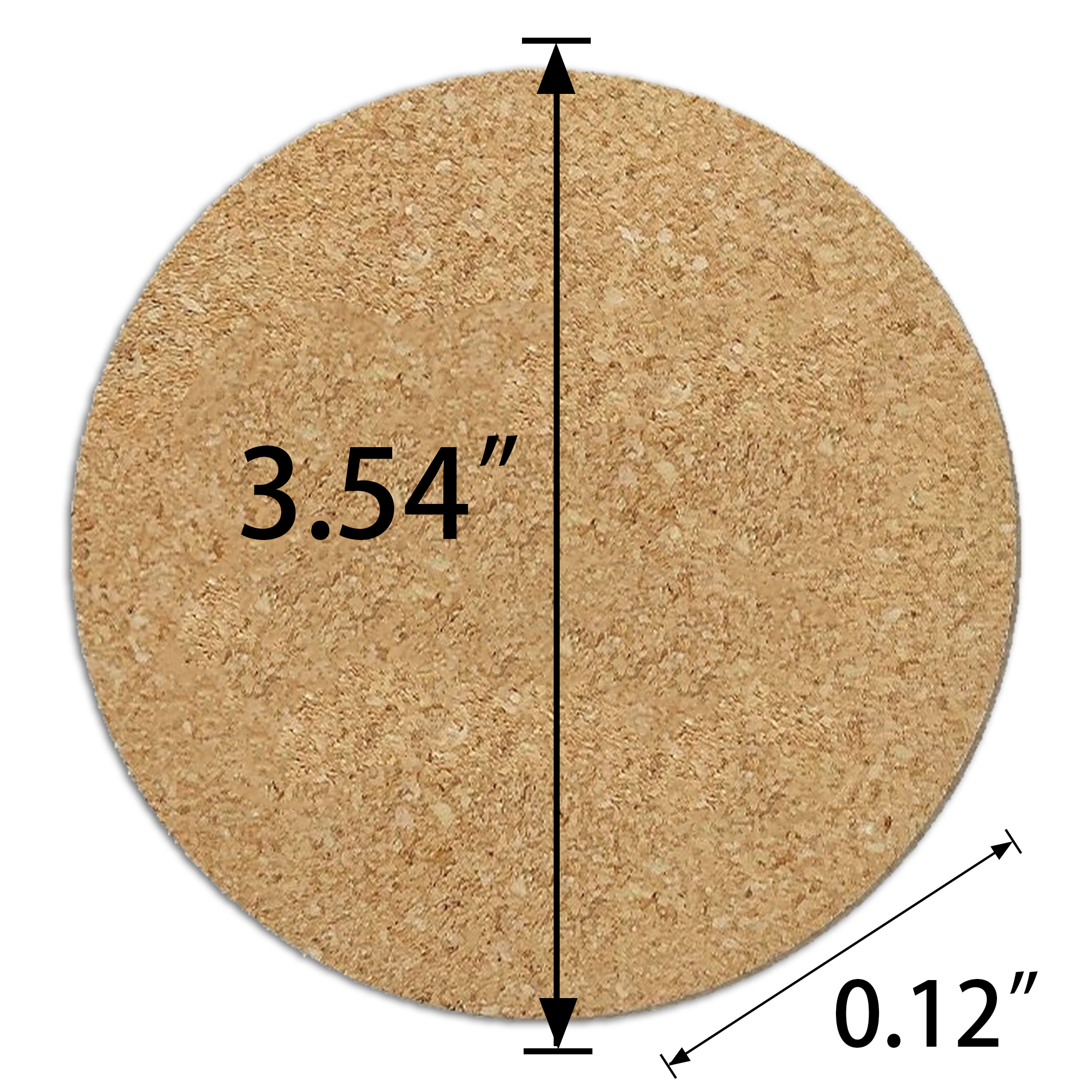 Customized Pattern Cork Square and Round Coasters 8