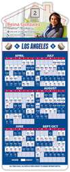 Magna-Card House Shape Magnet - Baseball Schedules (3.5 x 9)