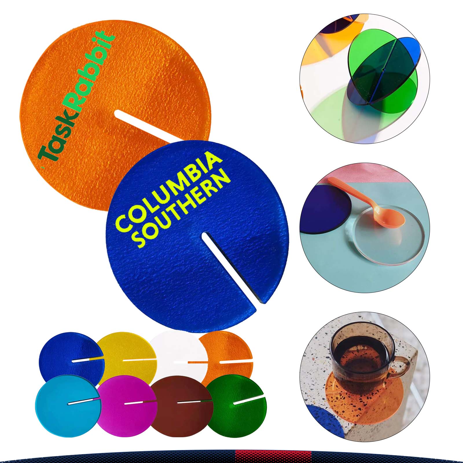 Colorful Acrylic Coaster