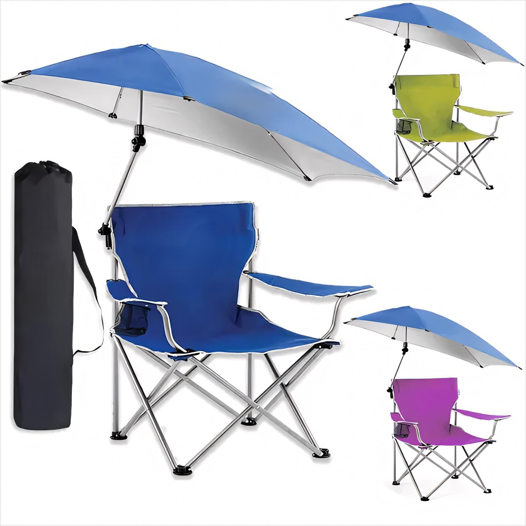 Portable Folding Chair with Umbrella