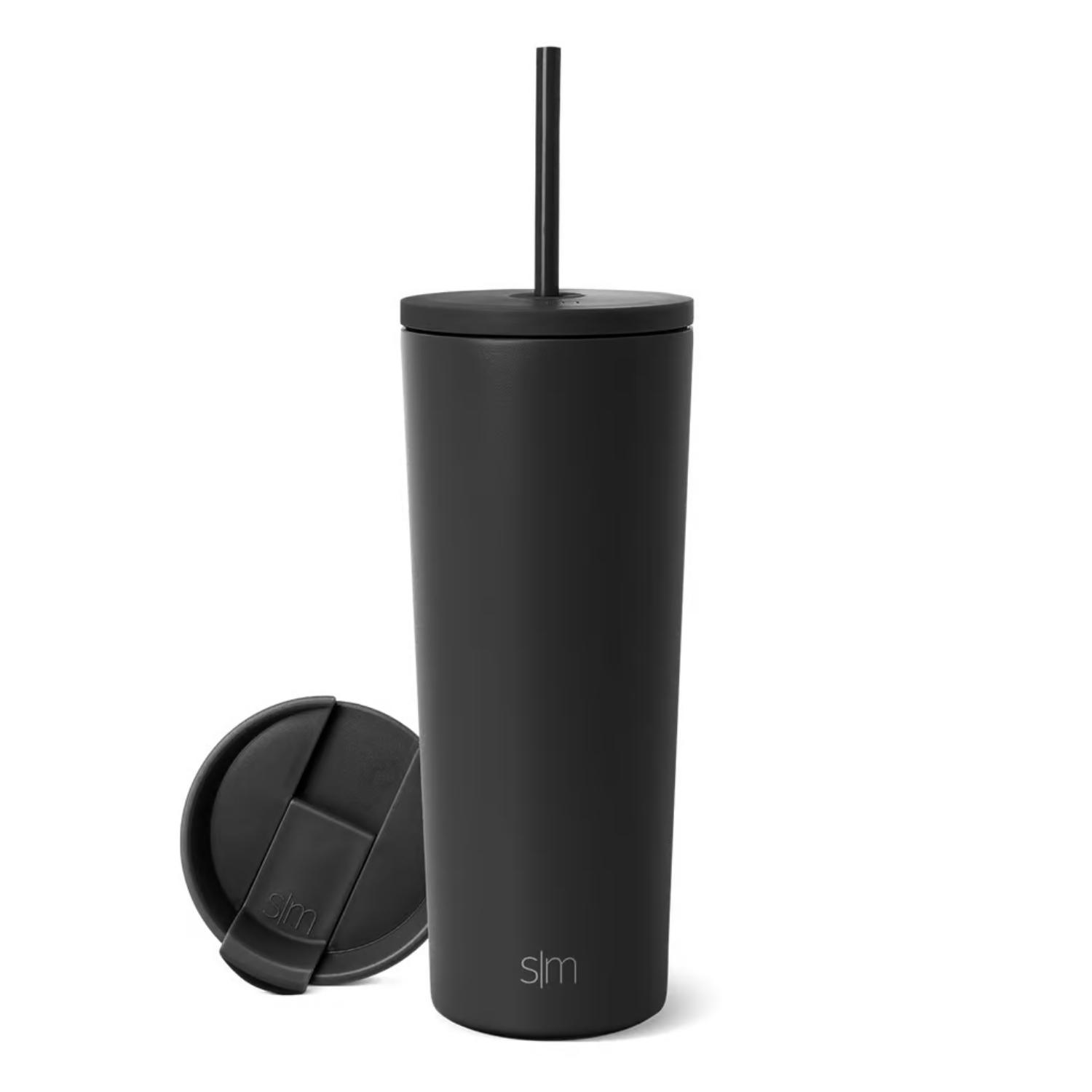24 oz Simple Modern® Stainless Steel Insulated Classic Tumbler w/ Straw Lid